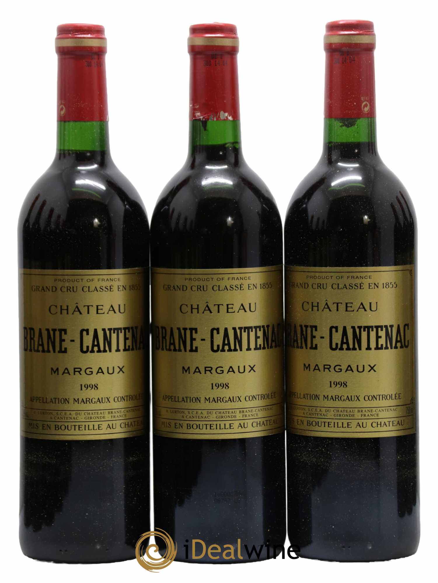 Château Brane Cantenac 2ème Grand Cru Classé 1998 - Lot de 12 bouteilles - 4