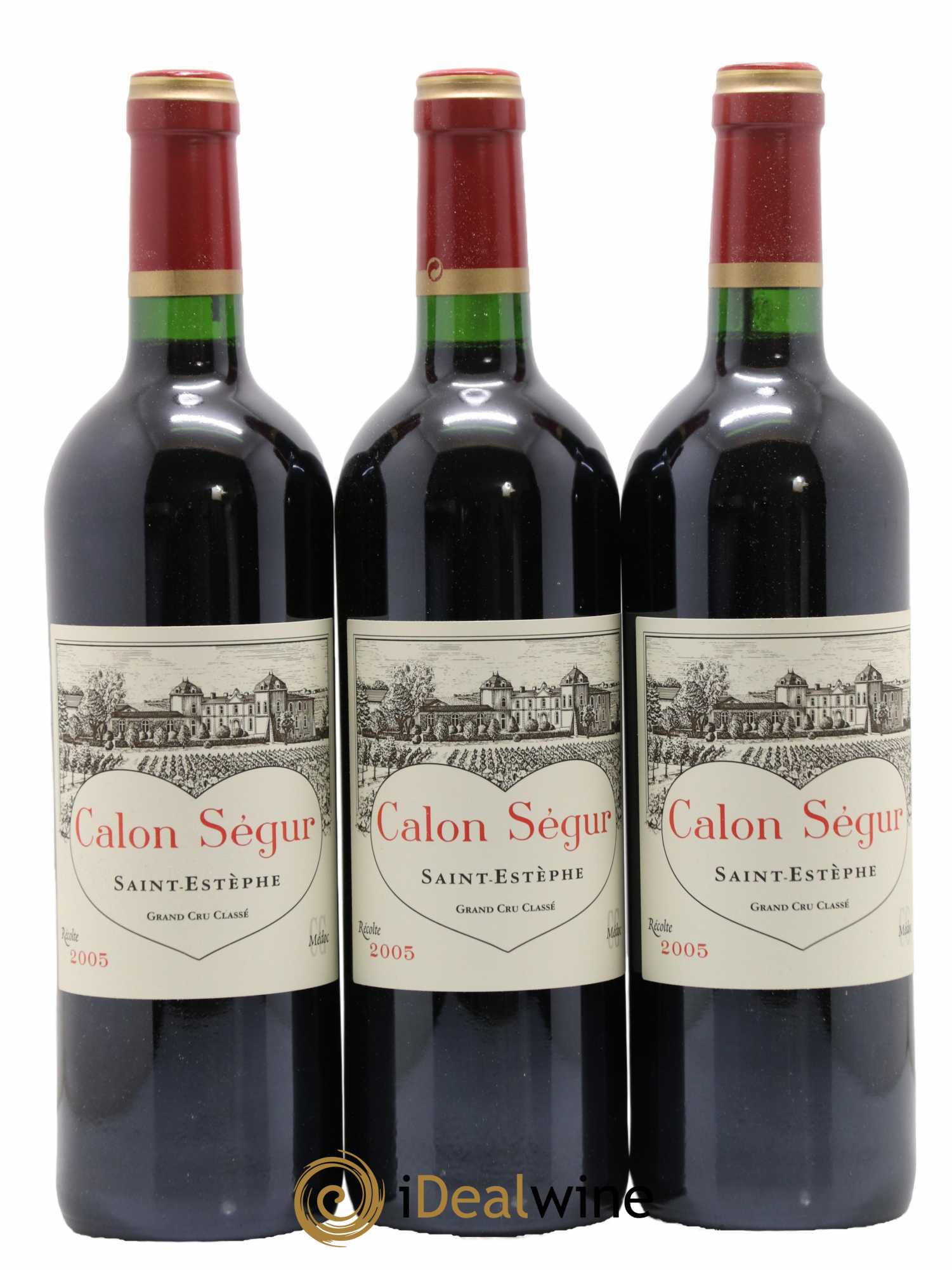 Château Calon Ségur 3ème Grand Cru Classé 2005 - Lot de 12 bouteilles - 1
