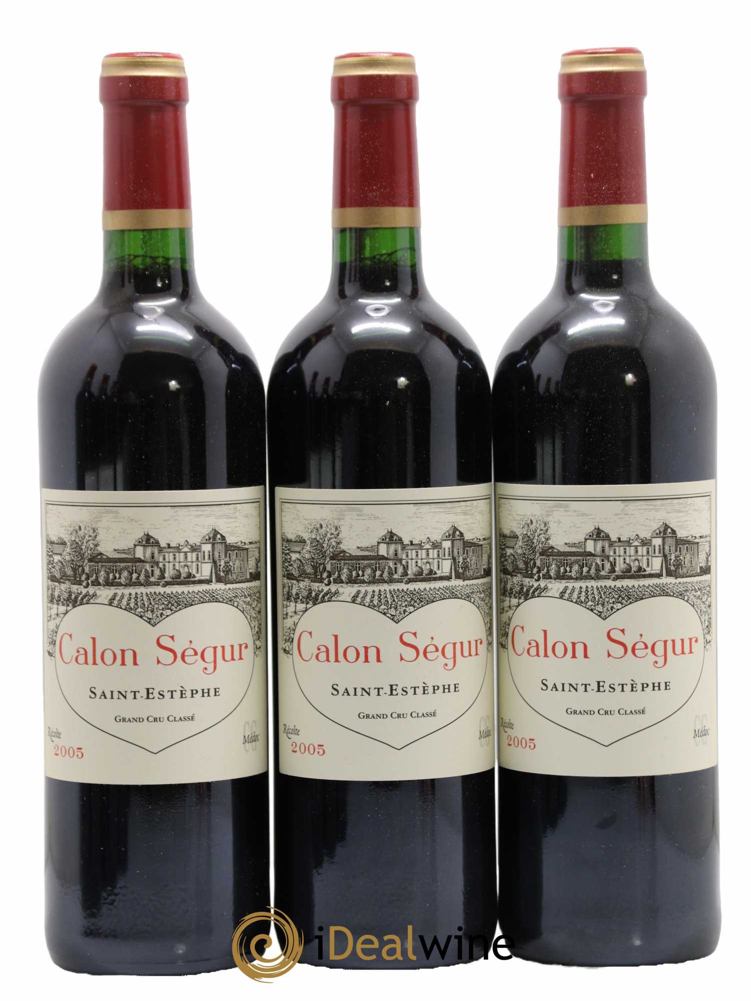 Château Calon Ségur 3ème Grand Cru Classé 2005 - Lot de 12 bouteilles - 2