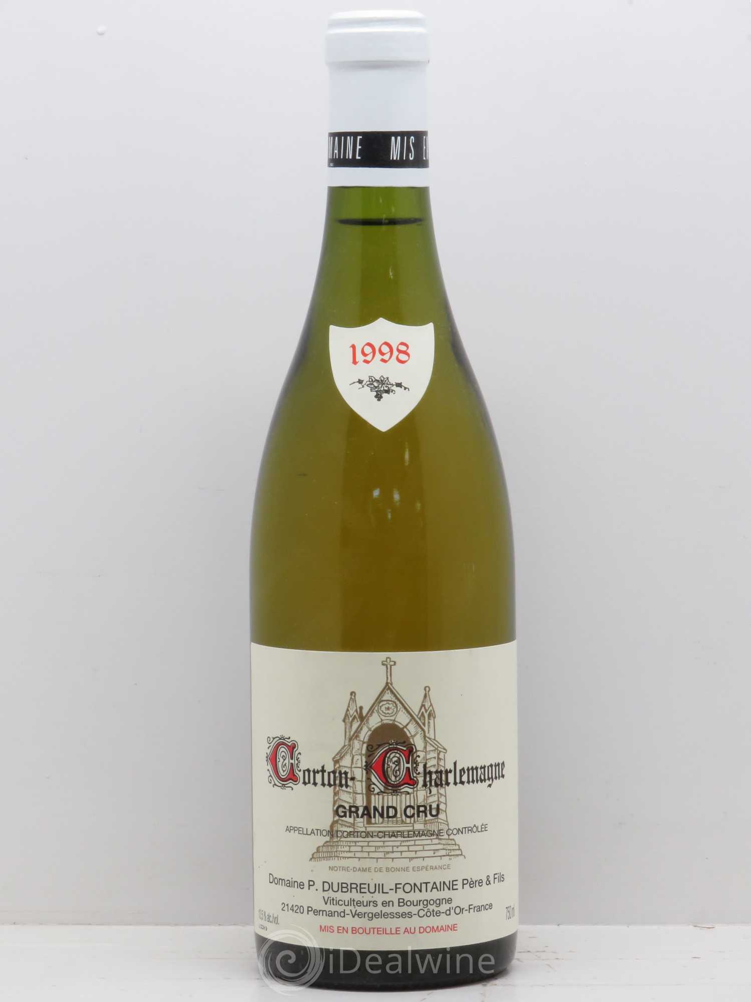 Corton-Charlemagne Grand Cru Domaine Dubreuil Fontaine 1998 - Lot de 1 bouteille - 0