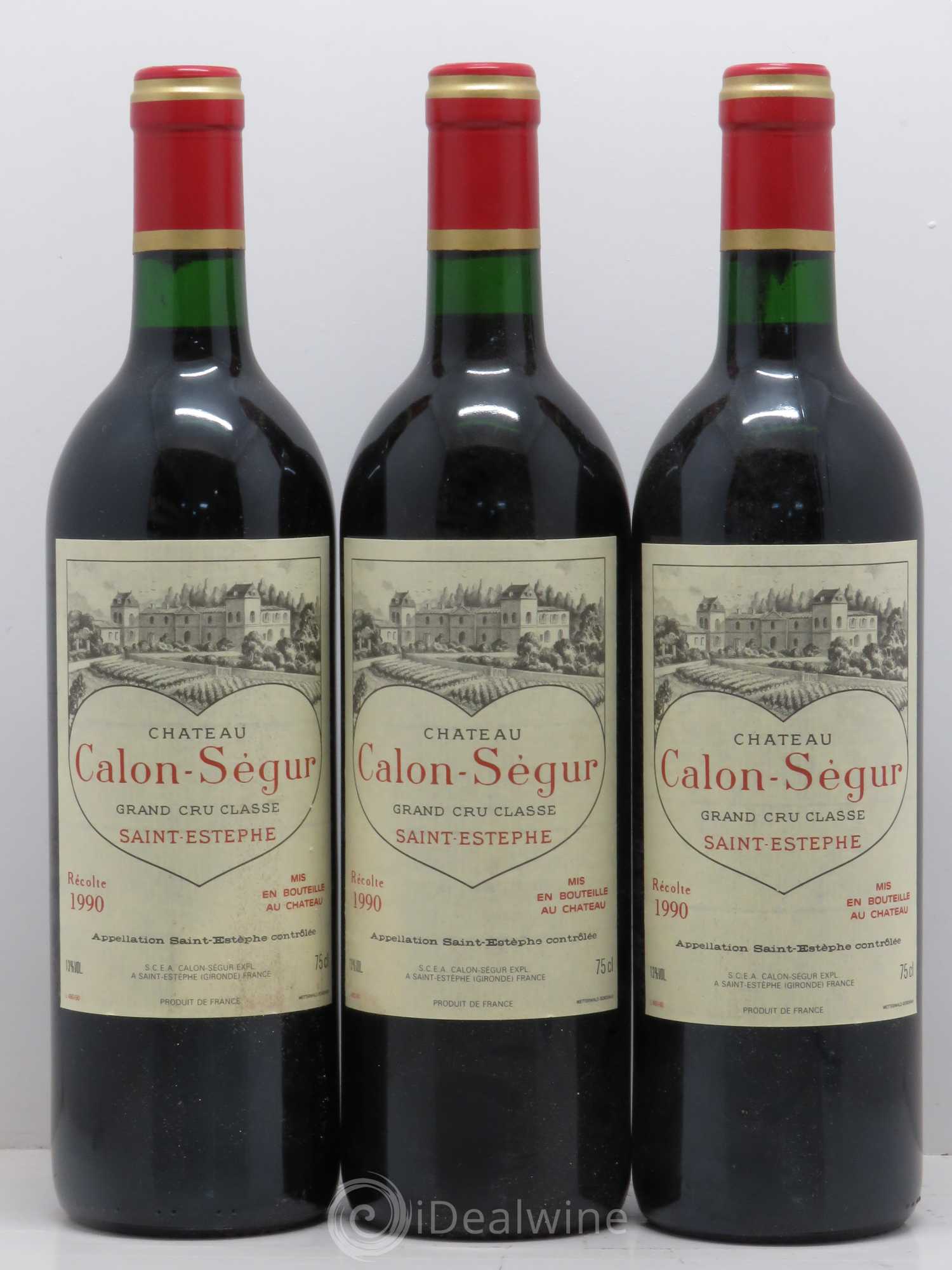 Château Calon Ségur 3ème Grand Cru Classé 1990 - Lot de 6 bouteilles - 2