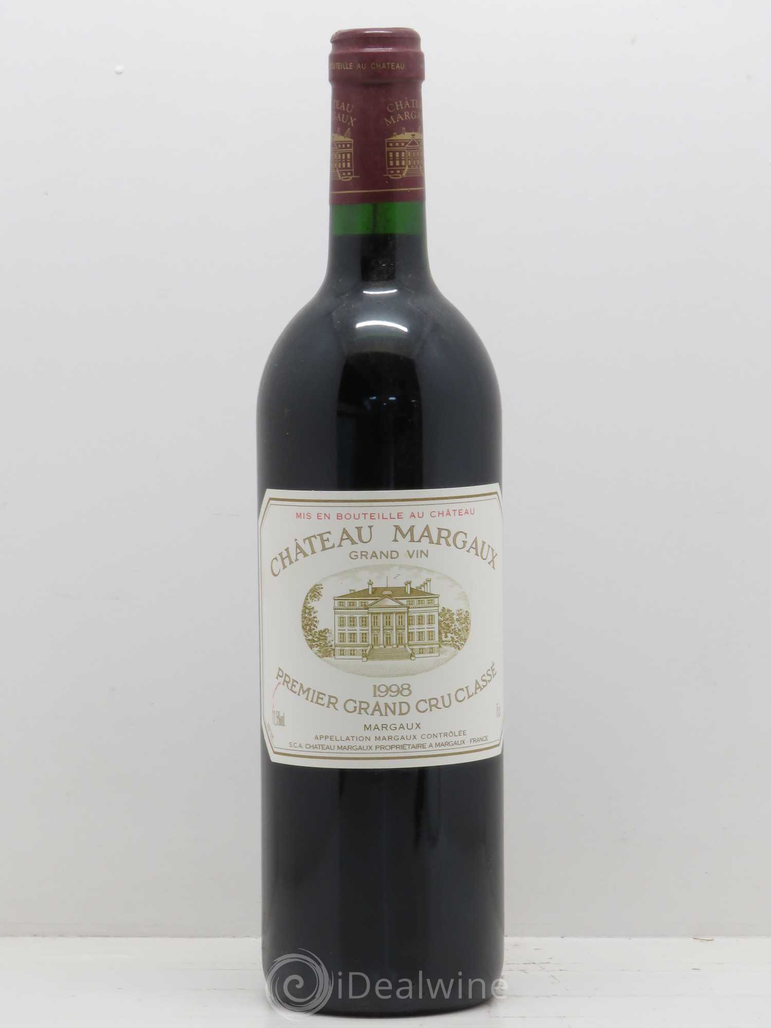 Château Margaux 1er Grand Cru Classé 1998 - Lot de 1 bouteille - 0