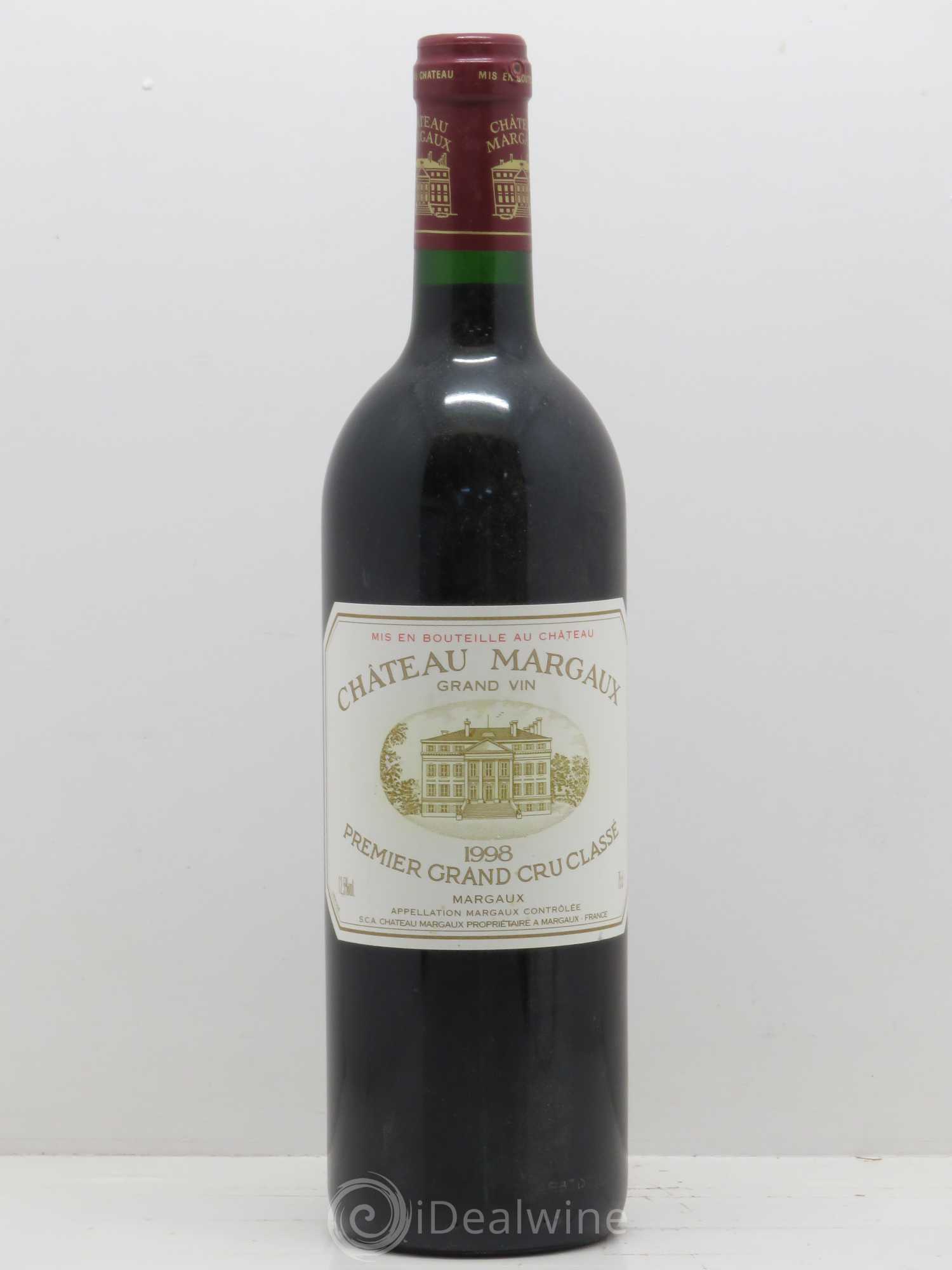Château Margaux 1er Grand Cru Classé 1998 - Lot de 1 bouteille - 0