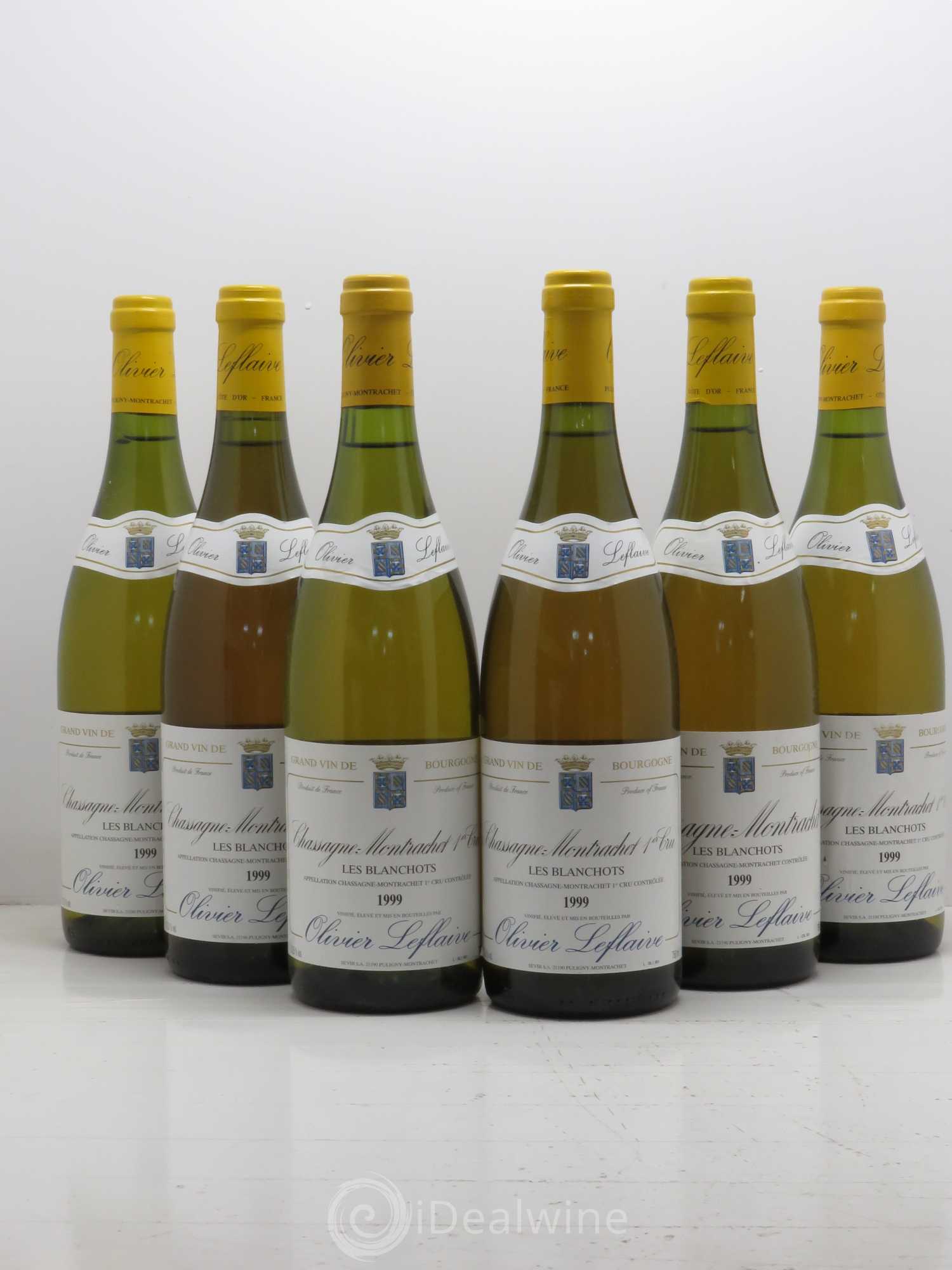 Chassagne-Montrachet 1er Cru Les Blanchots 1999 - Posten von 6 Flaschen - 0
