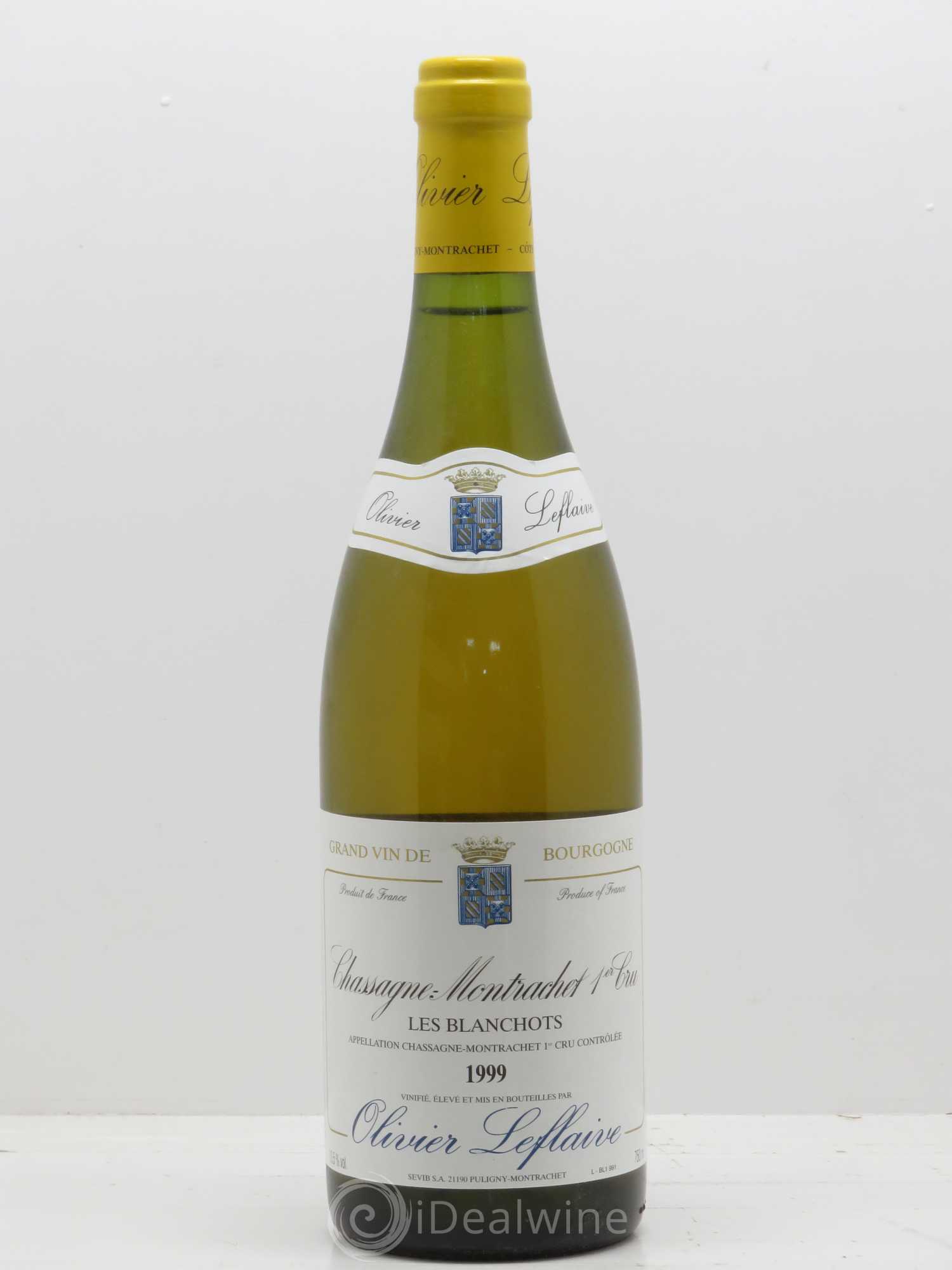 Chassagne-Montrachet 1er Cru Les Blanchots 1999 - Posten von 1 Flasche - 0