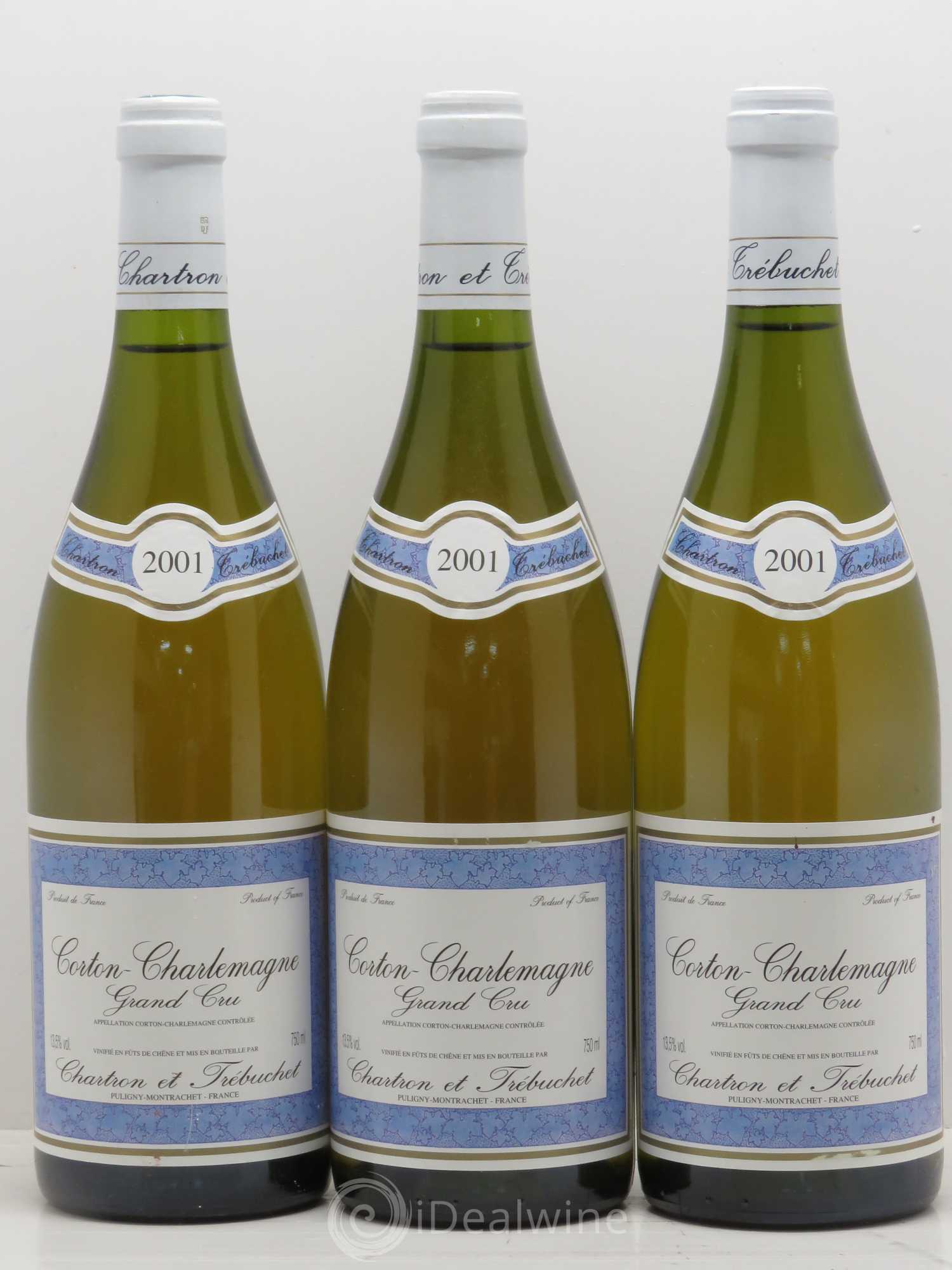 Corton-Charlemagne Grand Cru Chartron et Trebuchet 2001 - Lot de 6 bouteilles - 2