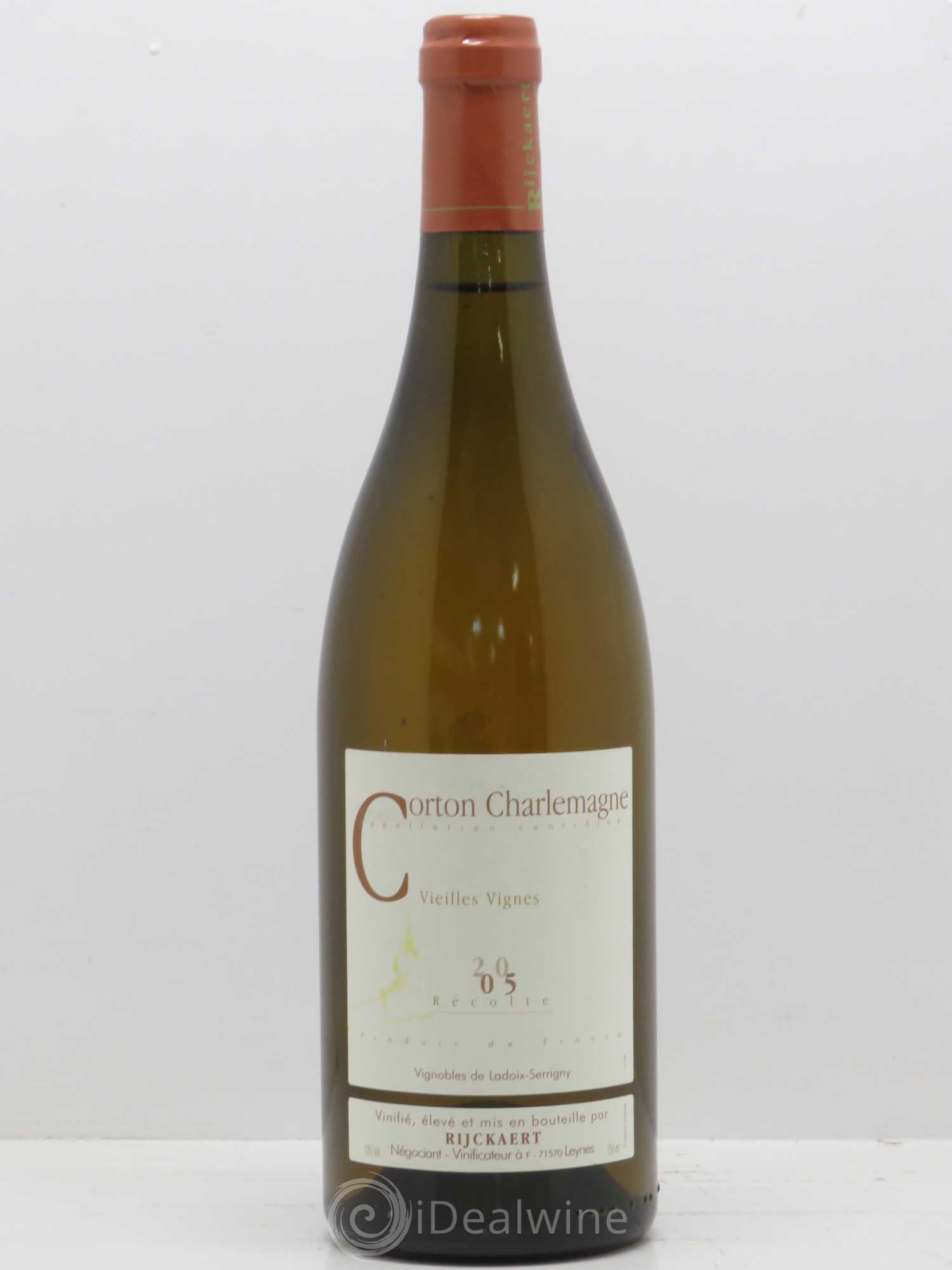 Corton-Charlemagne Grand Cru Vieilles Vignes Rijckaert 2005 - Lot de 1 bouteille - 0