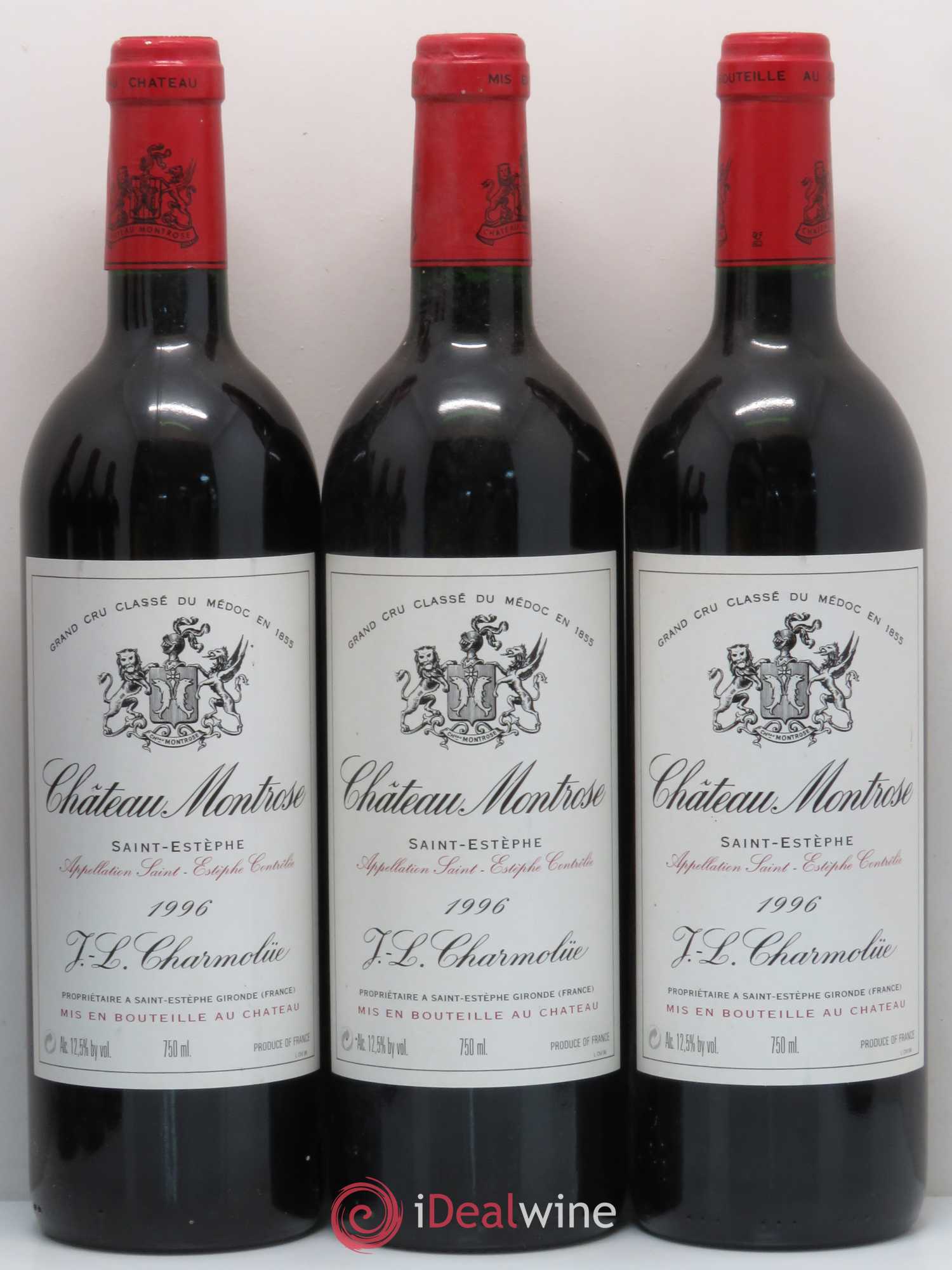 Château Montrose 2ème Grand Cru Classé 1996 - Lot de 6 bouteilles - 1