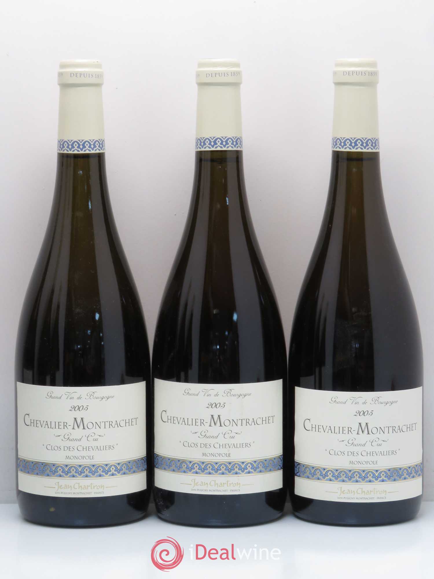 Chevalier-Montrachet Grand Cru Clos des Chevaliers Jean Chartron (Domaine) 2005 - Lot de 6 bouteilles - 1