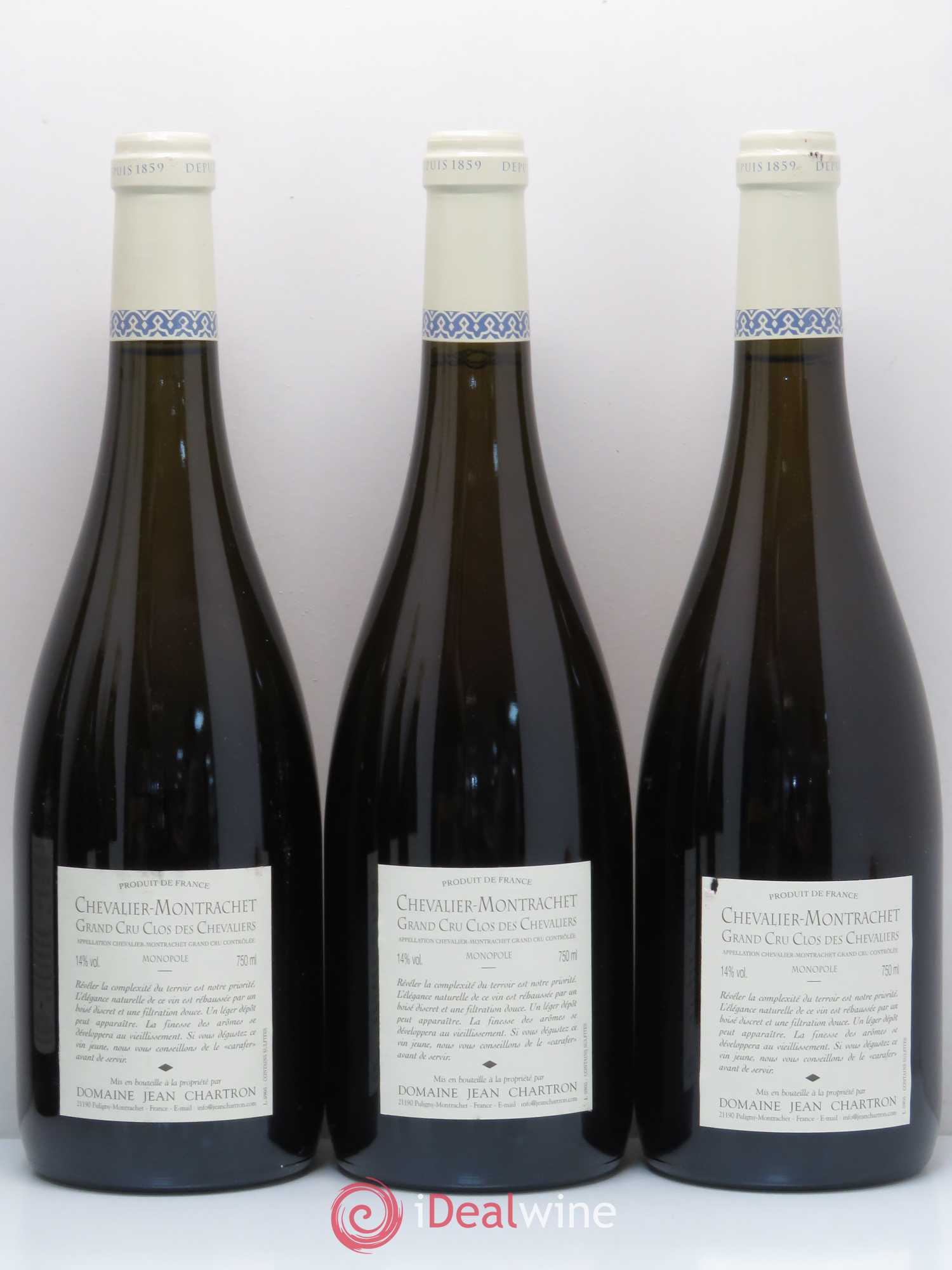 Chevalier-Montrachet Grand Cru Clos des Chevaliers Jean Chartron (Domaine) 2005 - Lot de 6 bouteilles - 2