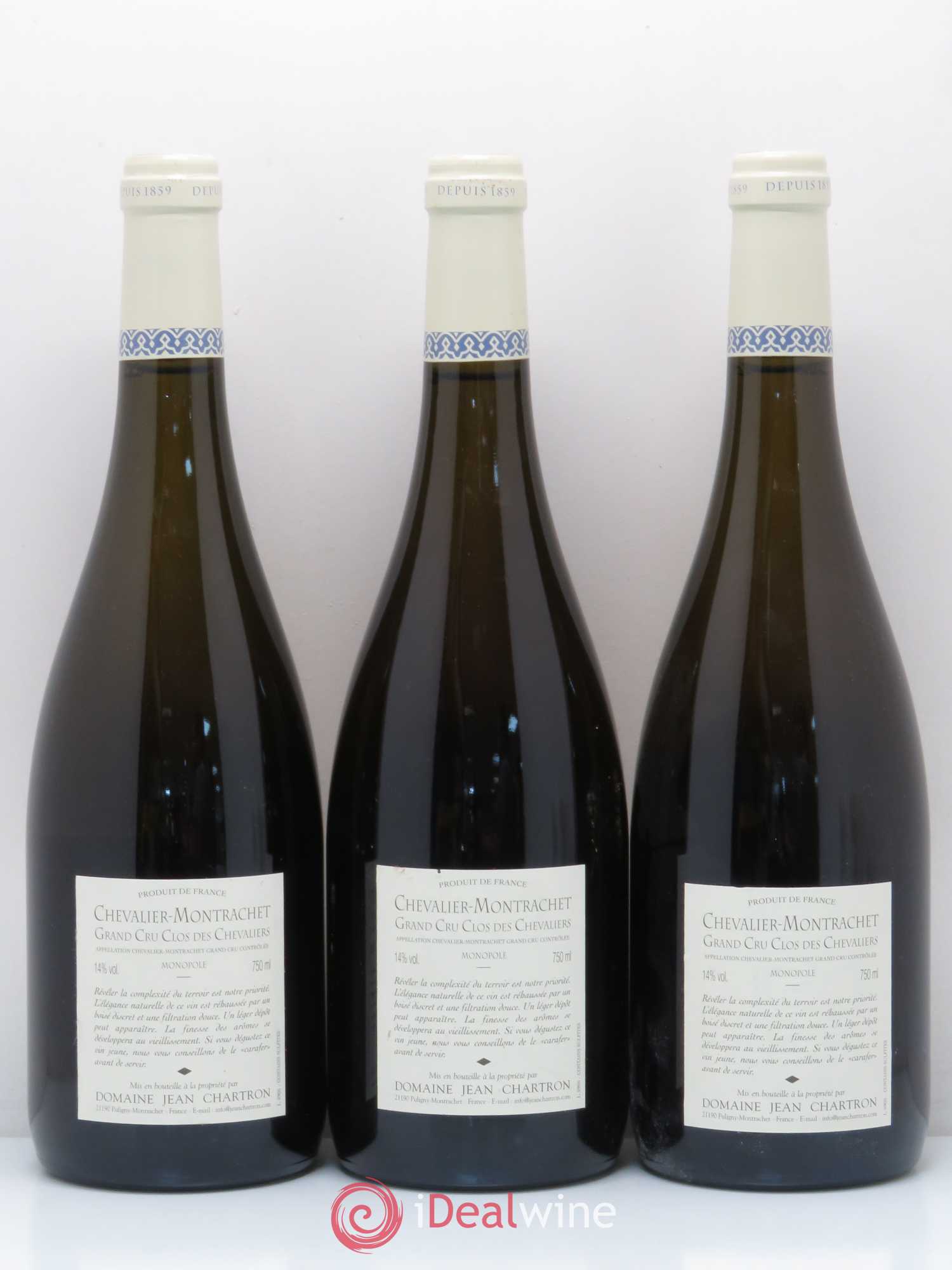 Chevalier-Montrachet Grand Cru Clos des Chevaliers Jean Chartron (Domaine) 2005 - Lot de 6 bouteilles - 4