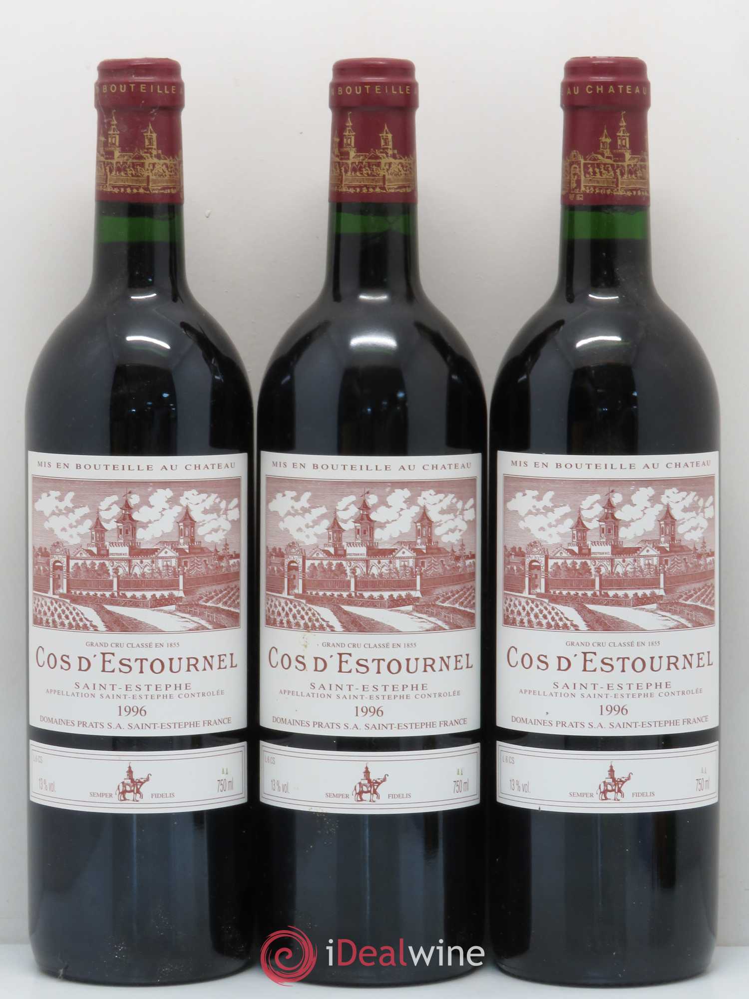 Cos d'Estournel 2ème Grand Cru Classé 1996 - Lot de 6 bouteilles - 2