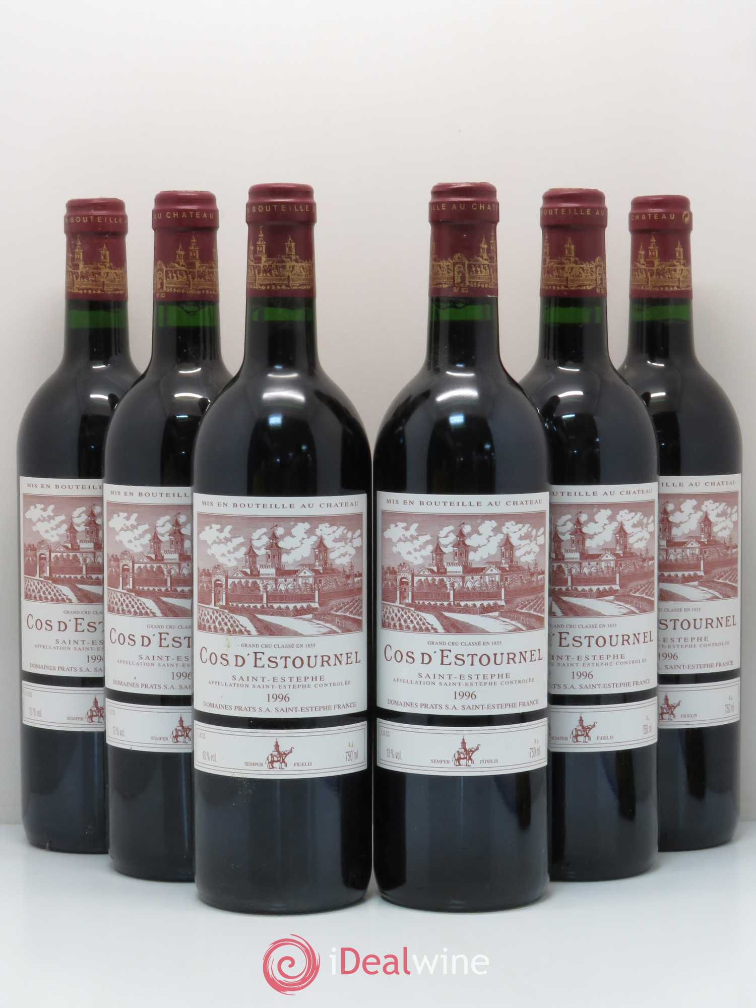 Cos d'Estournel 2ème Grand Cru Classé 1996 - Lot de 6 bouteilles - 0