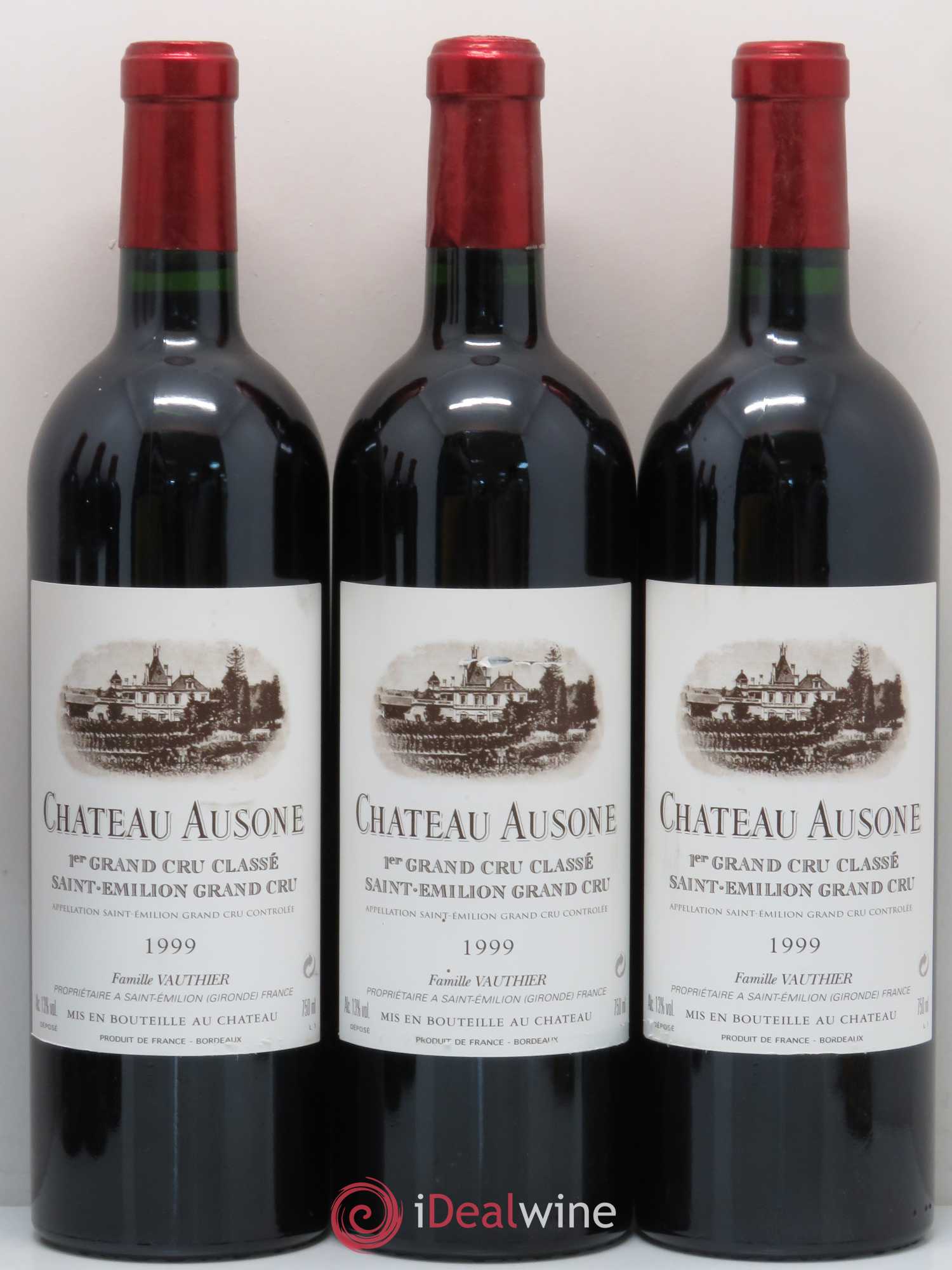 Château Ausone 1er Grand Cru Classé A 1999 - Lot de 6 bouteilles - 1