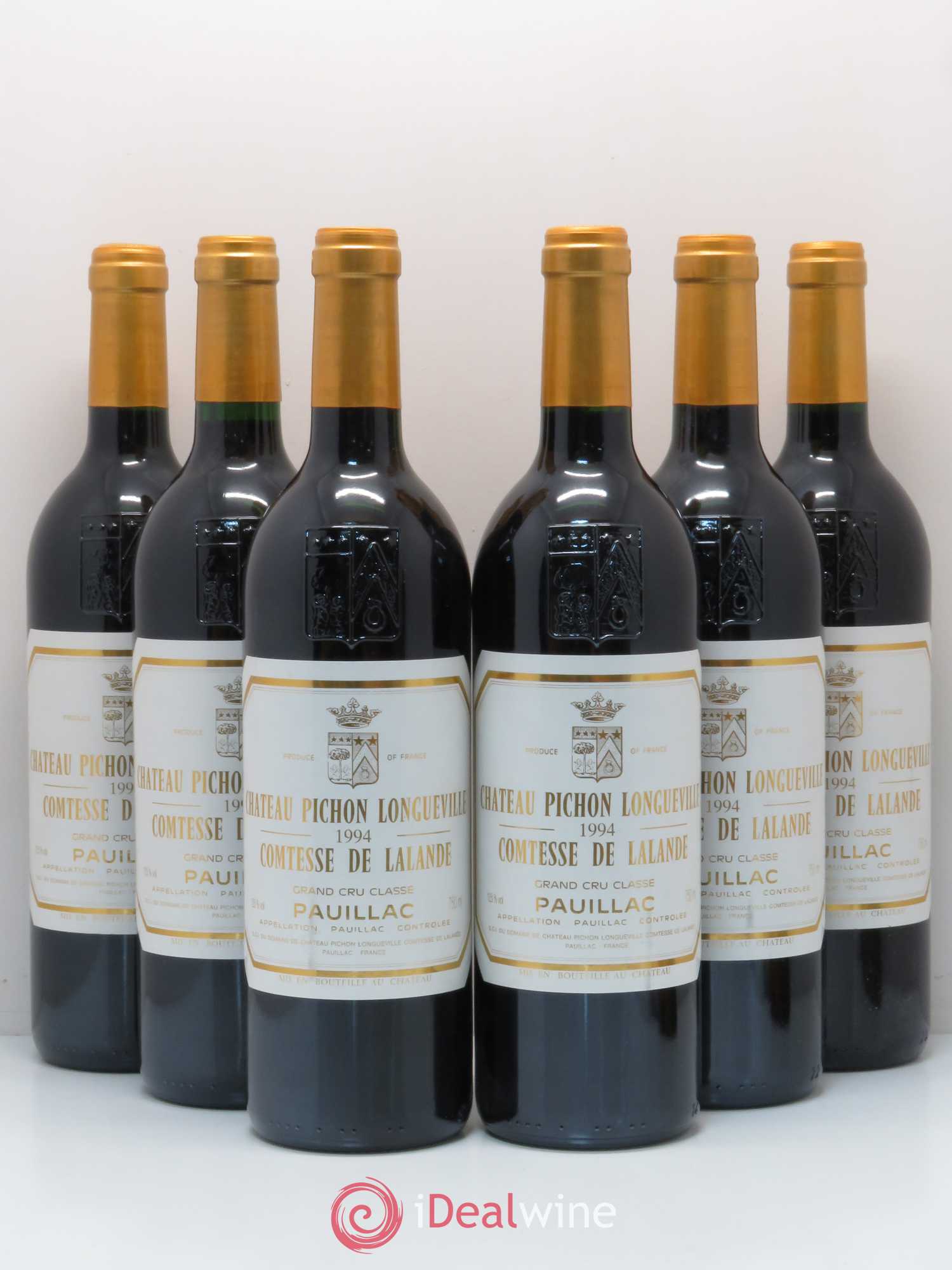 Château Pichon Longueville Comtesse de Lalande 2ème Grand Cru Classé 1994 - Lot de 6 bouteilles - 0