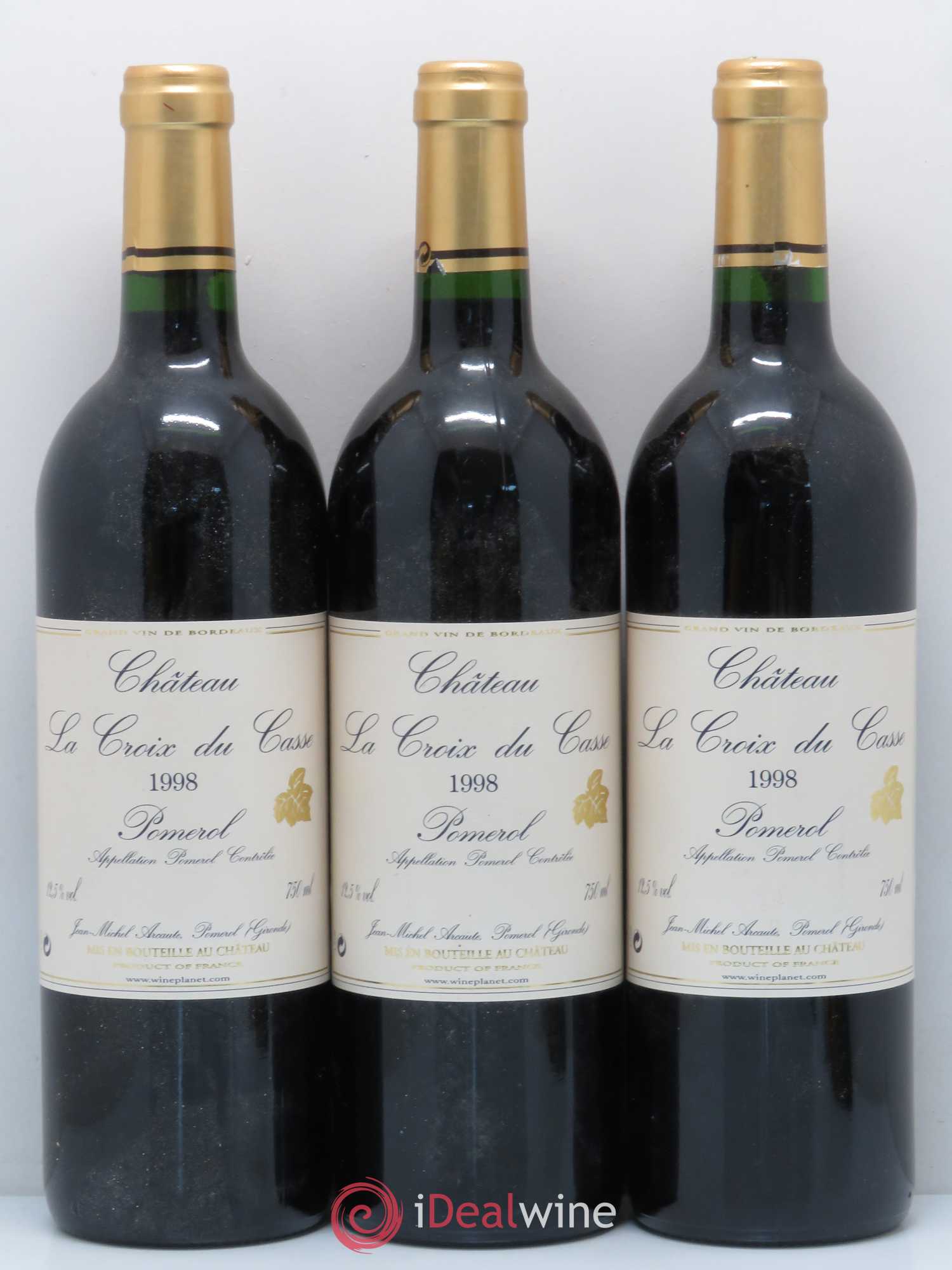 Château la Croix du Casse 1998 - Lot de 6 bouteilles - 2