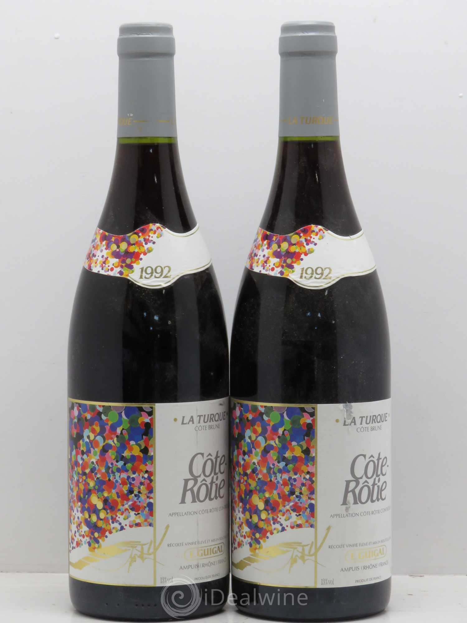 Côte-Rôtie La Turque Guigal 1992 - Lot de 2 bouteilles - 0