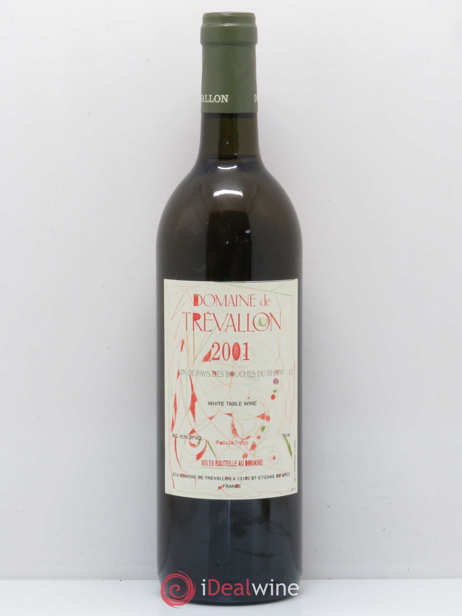 VDP Bouches du Rhône Trévallon (Domaine de) Eloi Dürrbach 2001 - Lot de 1 bouteille - 0