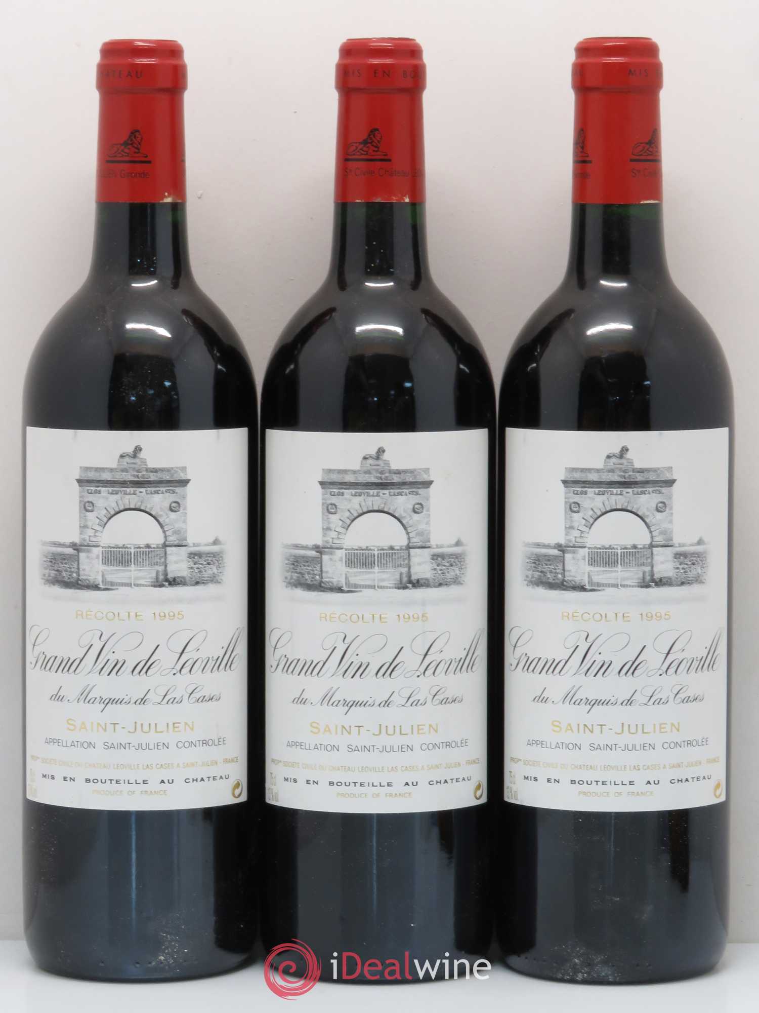 Château Léoville Las Cases 2ème Grand Cru Classé 1995 - Lot de 6 bouteilles - 2