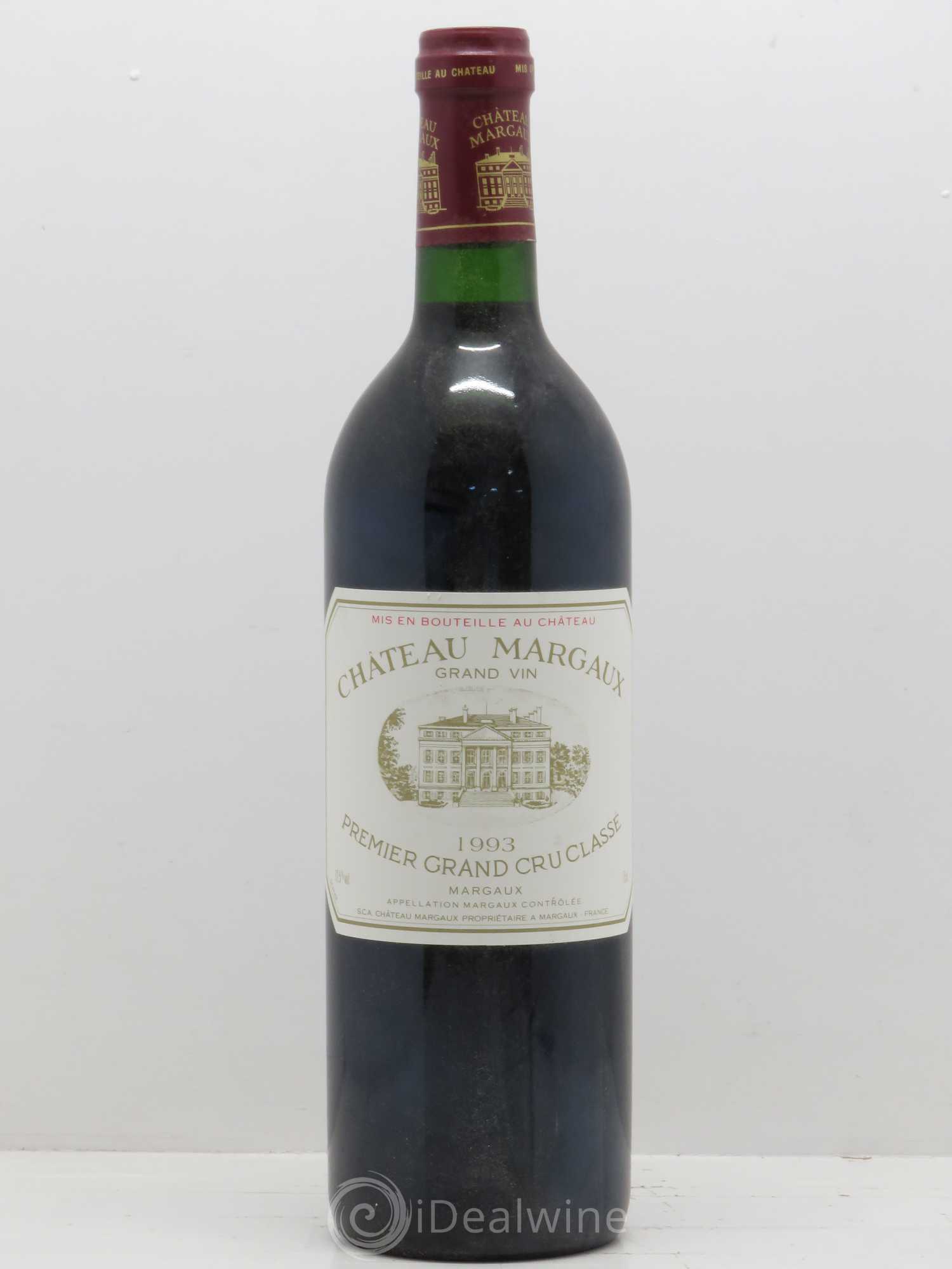 Château Margaux 1er Grand Cru Classé 1993 - Lot de 1 bouteille - 0