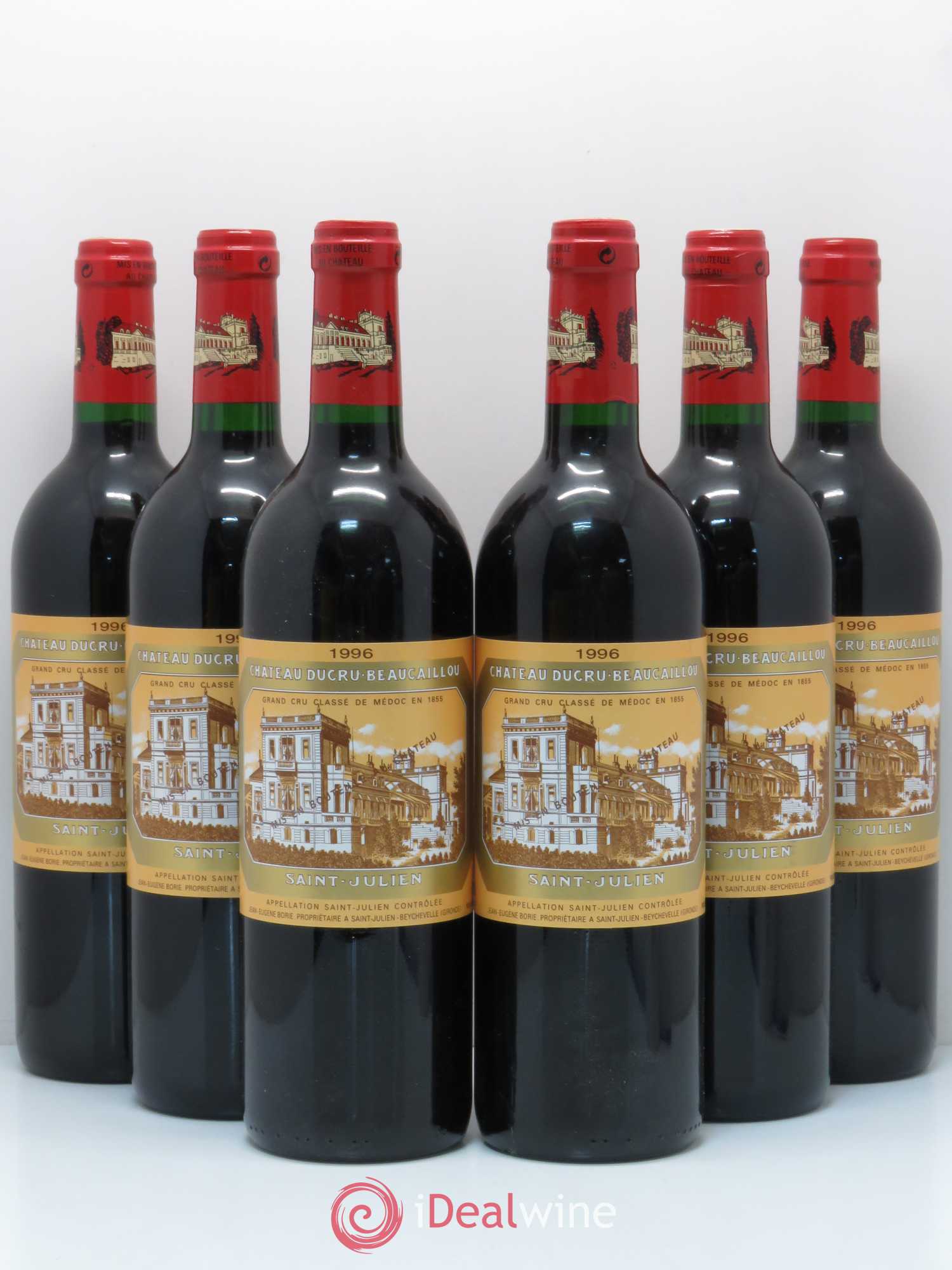 Château Ducru Beaucaillou 2ème Grand Cru Classé 1996 - Lot de 6 bouteilles - 0