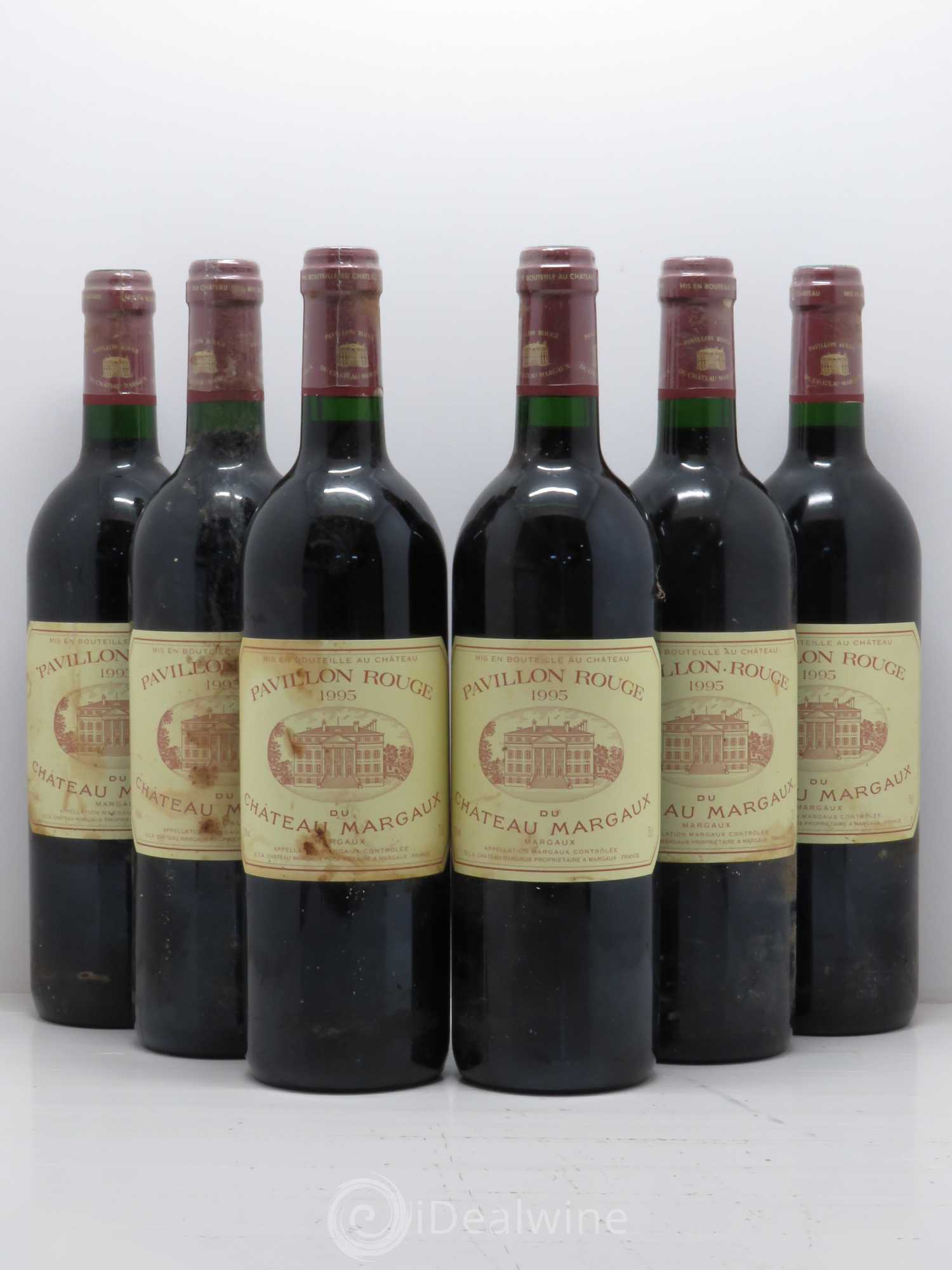 Pavillon Rouge du Château Margaux Second Vin 1995 - Lot de 6 bouteilles - 0