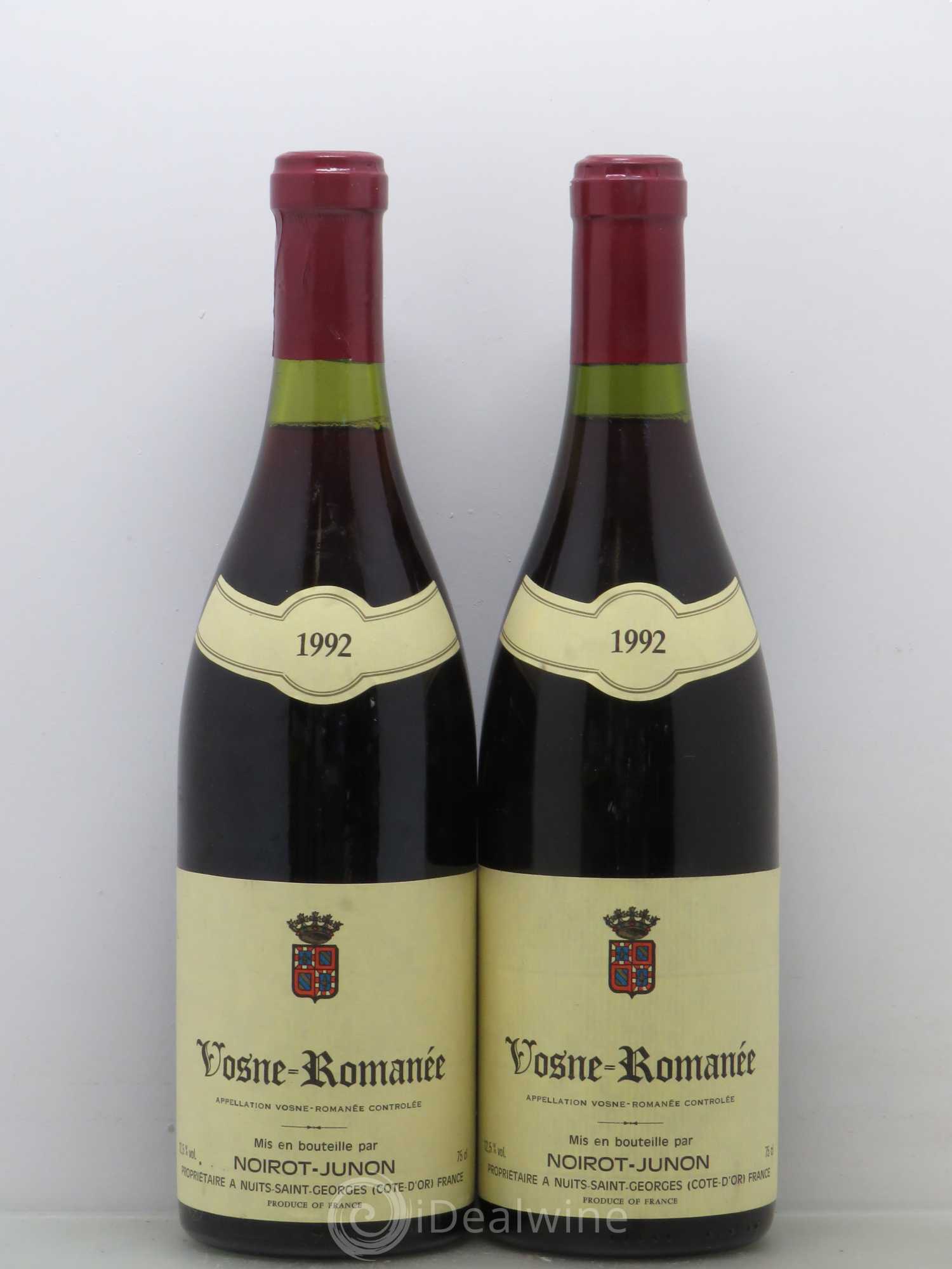Vosne-Romanée Noirot Junon 1992 - Posten von 2 Flaschen - 0