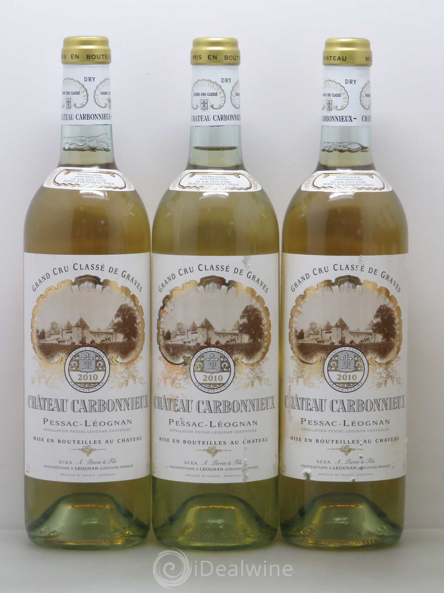 Château Carbonnieux Cru Classé de Graves 2010 - Lot de 6 bouteilles - 1