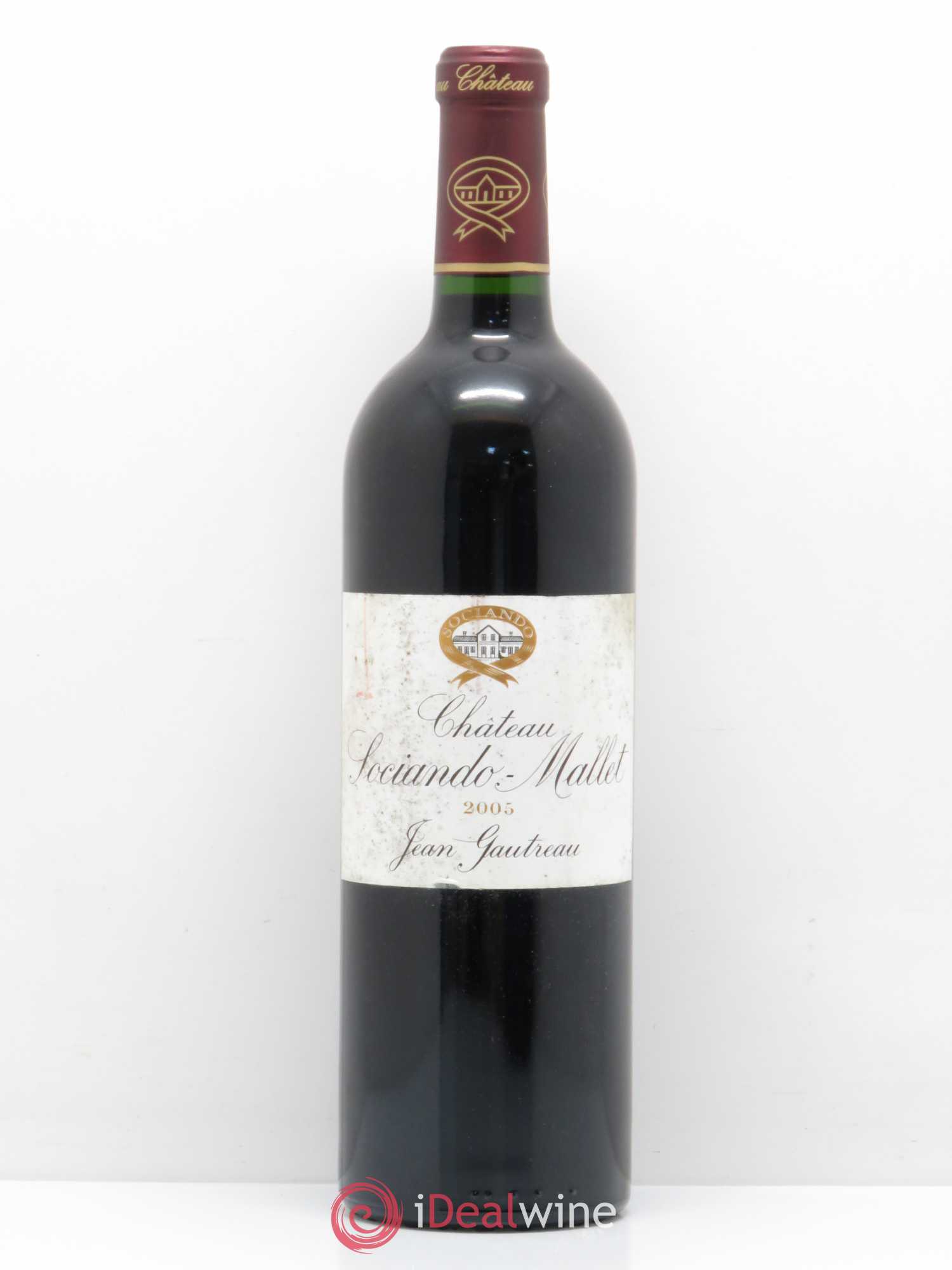 Château Sociando Mallet 2005 - Lot de 1 bouteille - 0