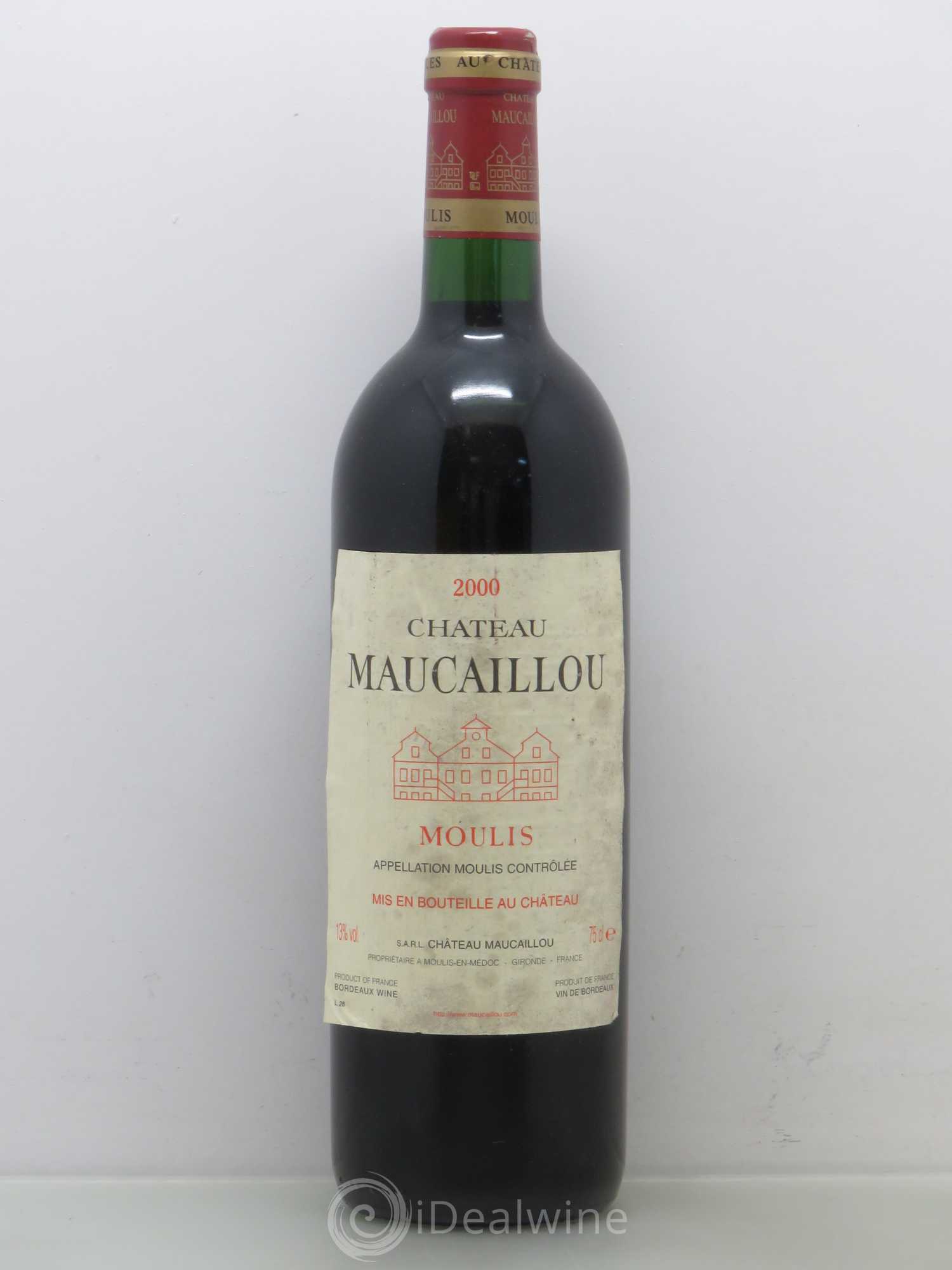 Château Maucaillou 2000 - Lot de 1 bouteille - 0