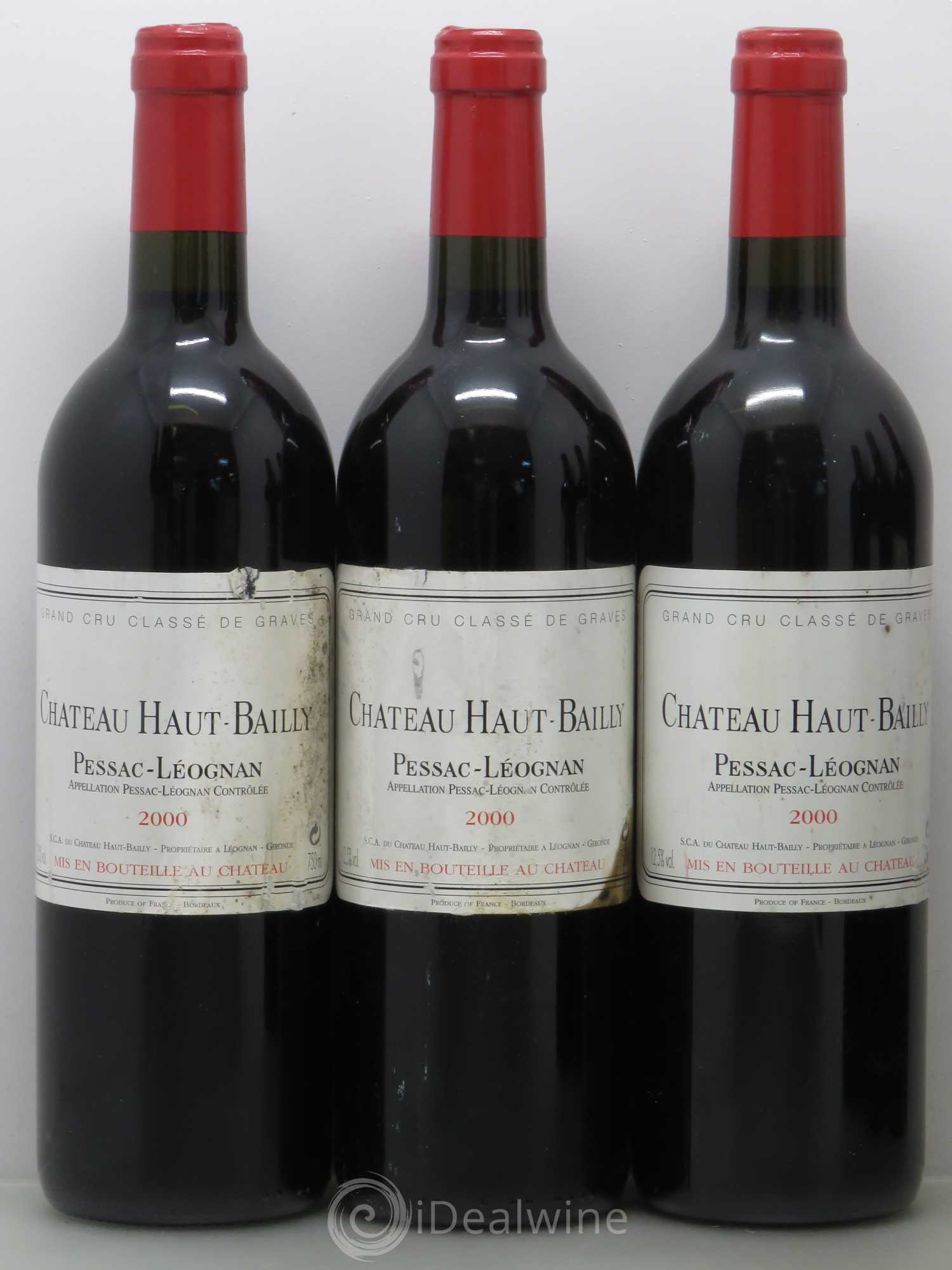 Château Haut-Bailly Cru Classé de Graves 2000 - Lot de 6 bouteilles - 1