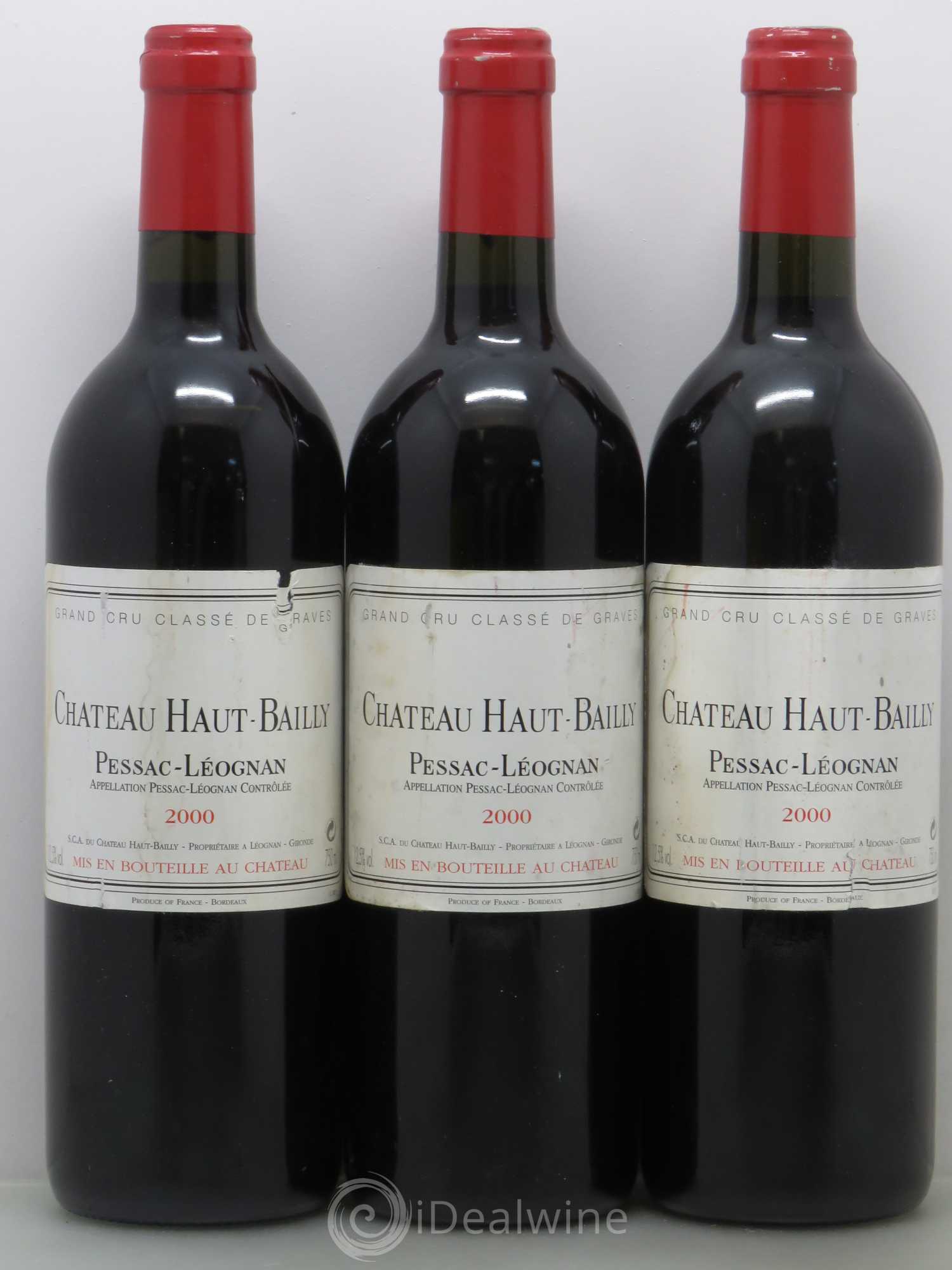 Château Haut-Bailly Cru Classé de Graves 2000 - Lot de 6 bouteilles - 2