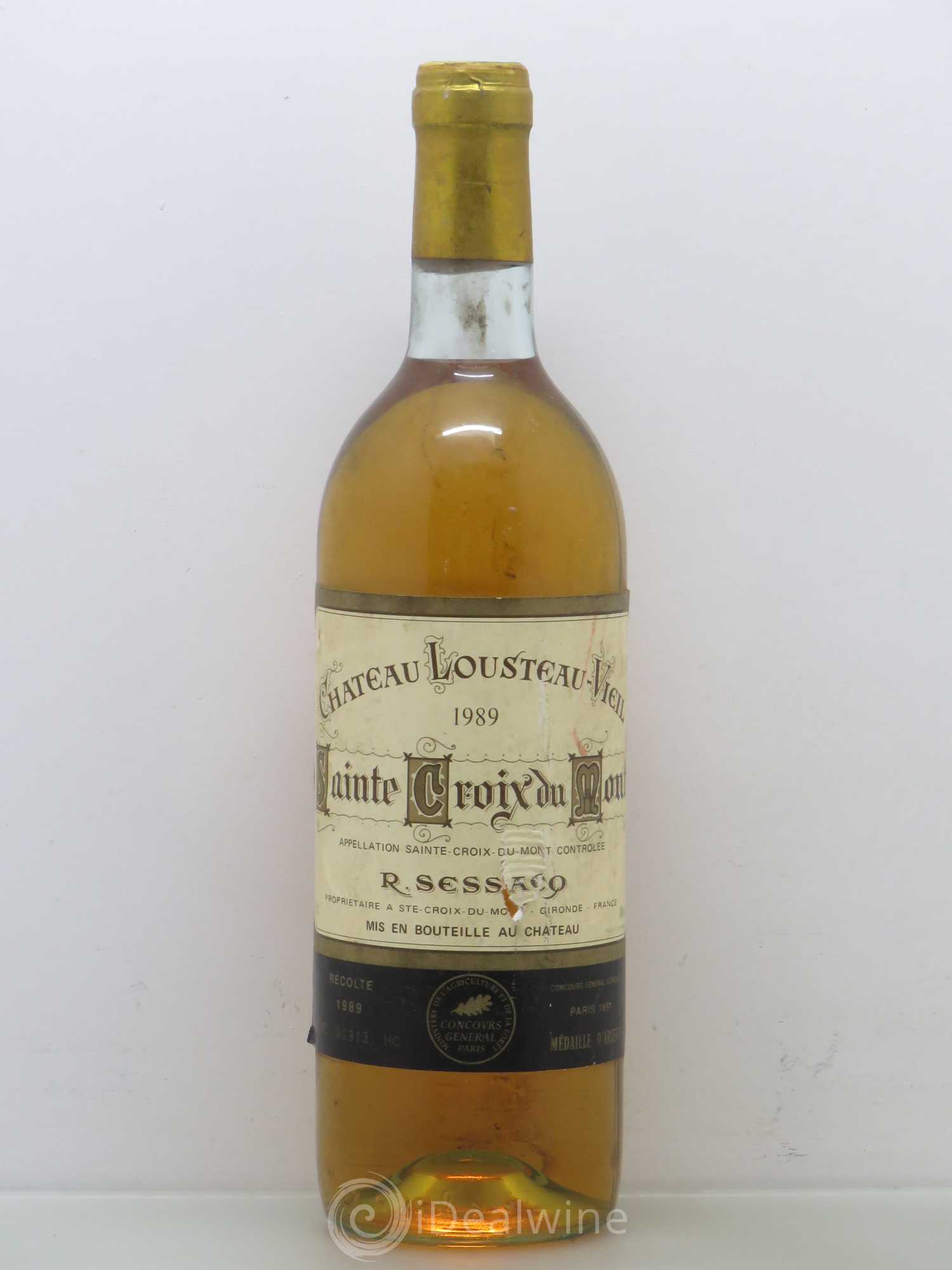Sainte-Croix-du-Mont Château Lousteau Vieil 1989 - Lotto di 1 bottiglia - 0