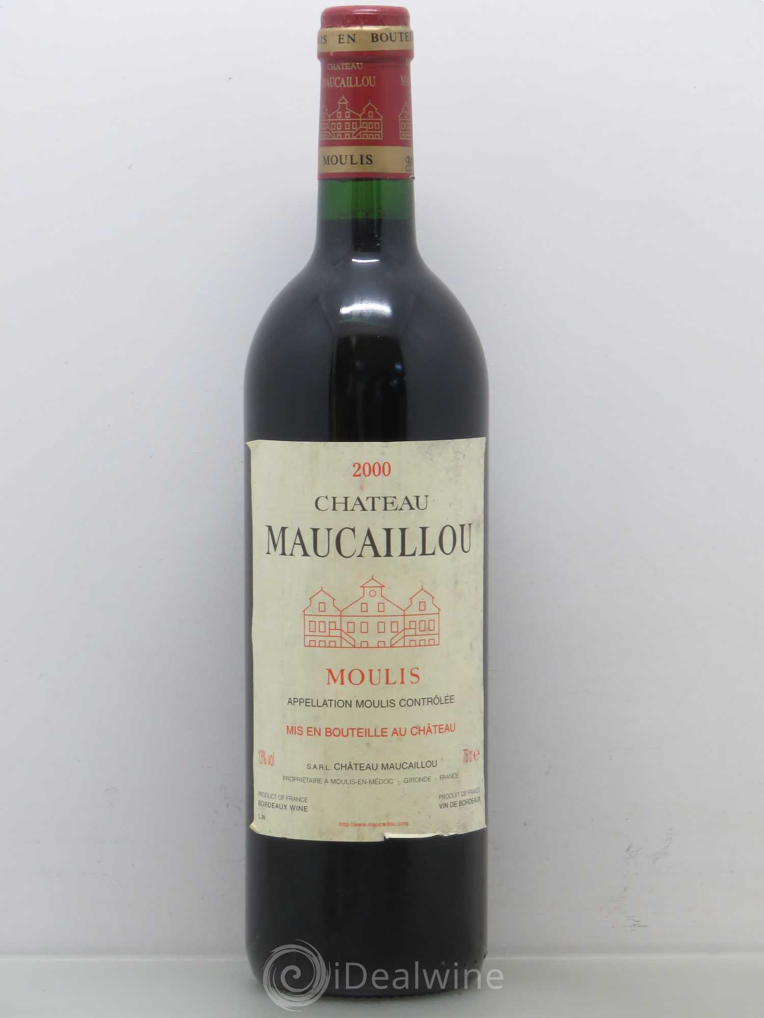 Château Maucaillou 2000 - Lot de 1 bouteille - 0
