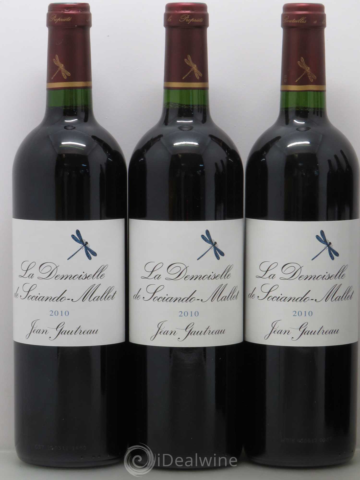 Demoiselle de Sociando Mallet Second Vin 2010 - Lot de 6 bouteilles - 1