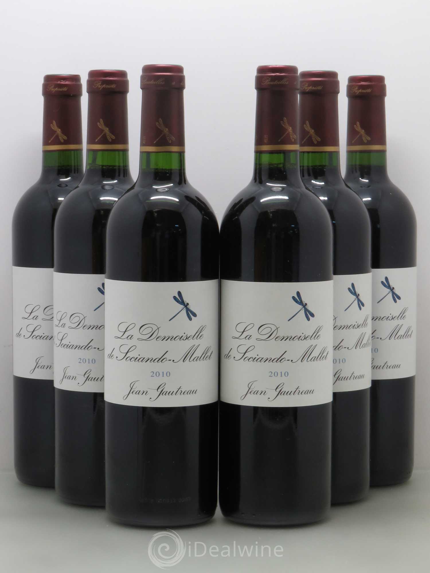 Demoiselle de Sociando Mallet Second Vin 2010 - Lot de 6 bouteilles - 0