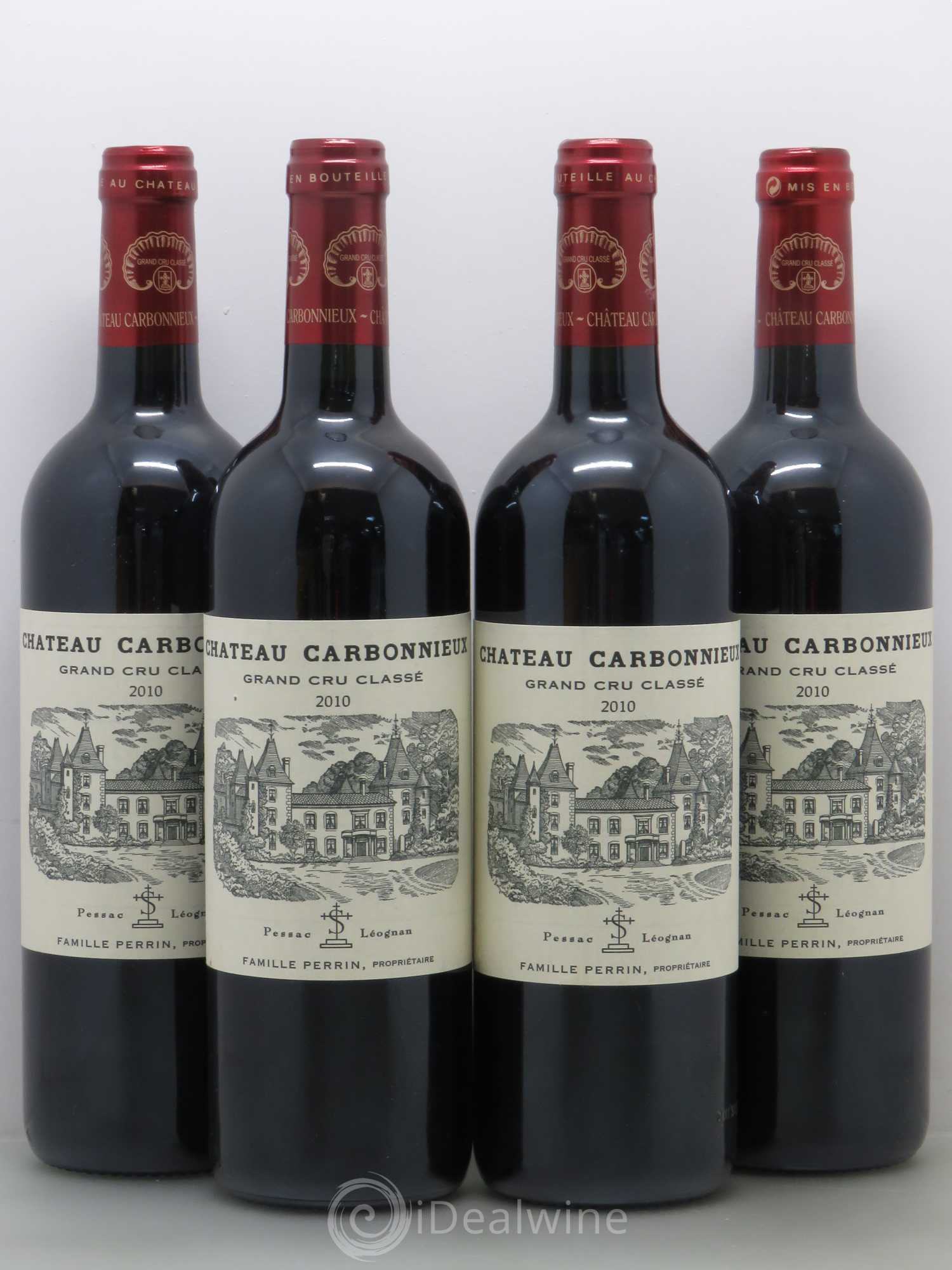 Château Carbonnieux Cru Classé de Graves 2010 - Lot de 4 bouteilles - 0