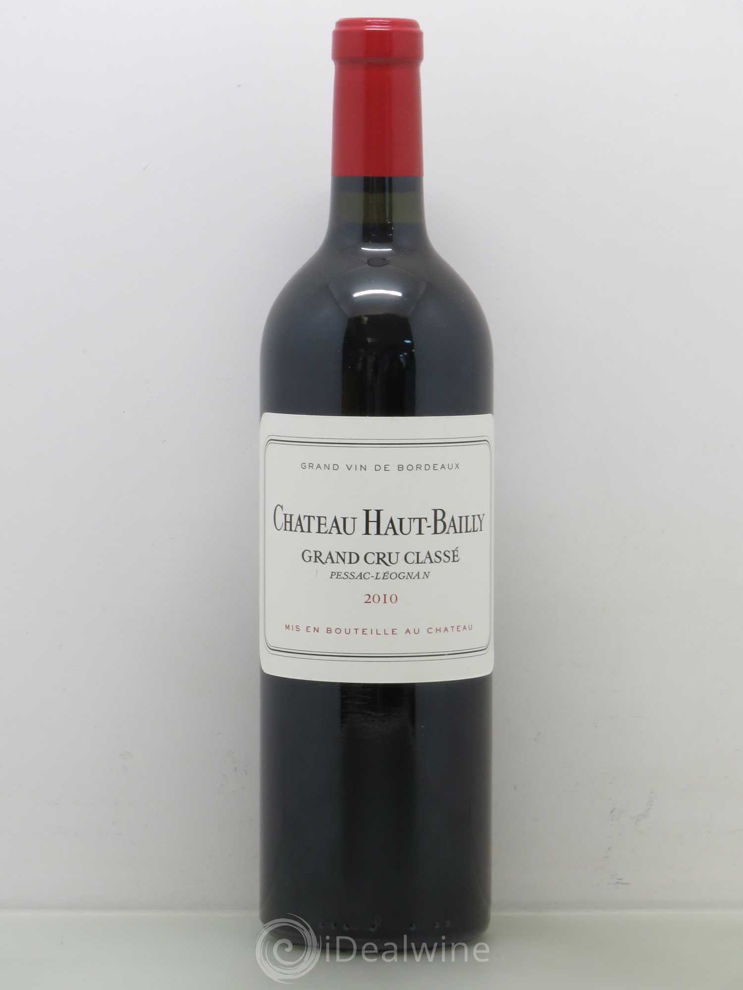 Château Haut-Bailly Cru Classé de Graves 2010 - Lot de 1 bouteille - 0