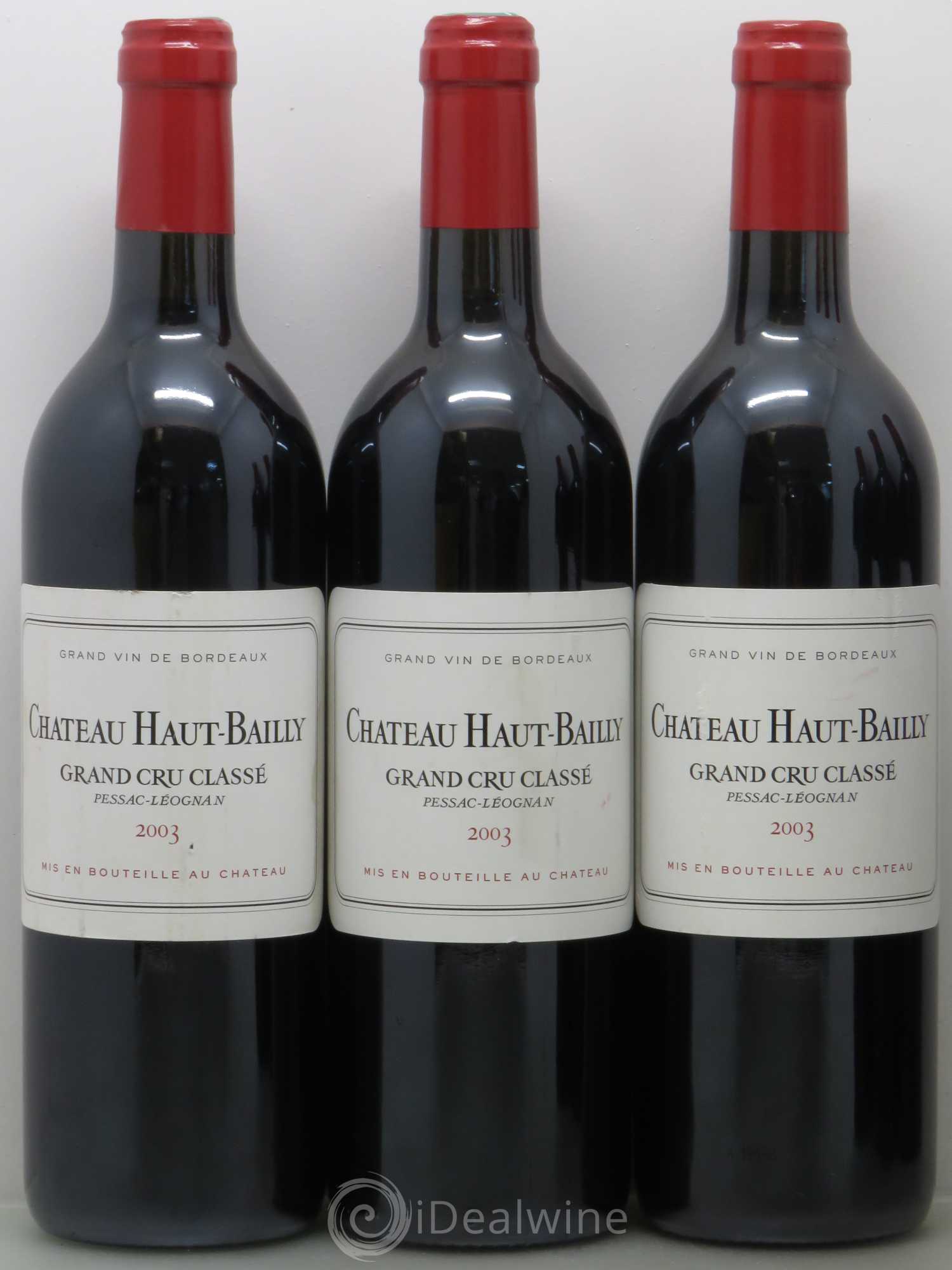 Château Haut-Bailly Cru Classé de Graves 2003 - Lot de 6 bouteilles - 1