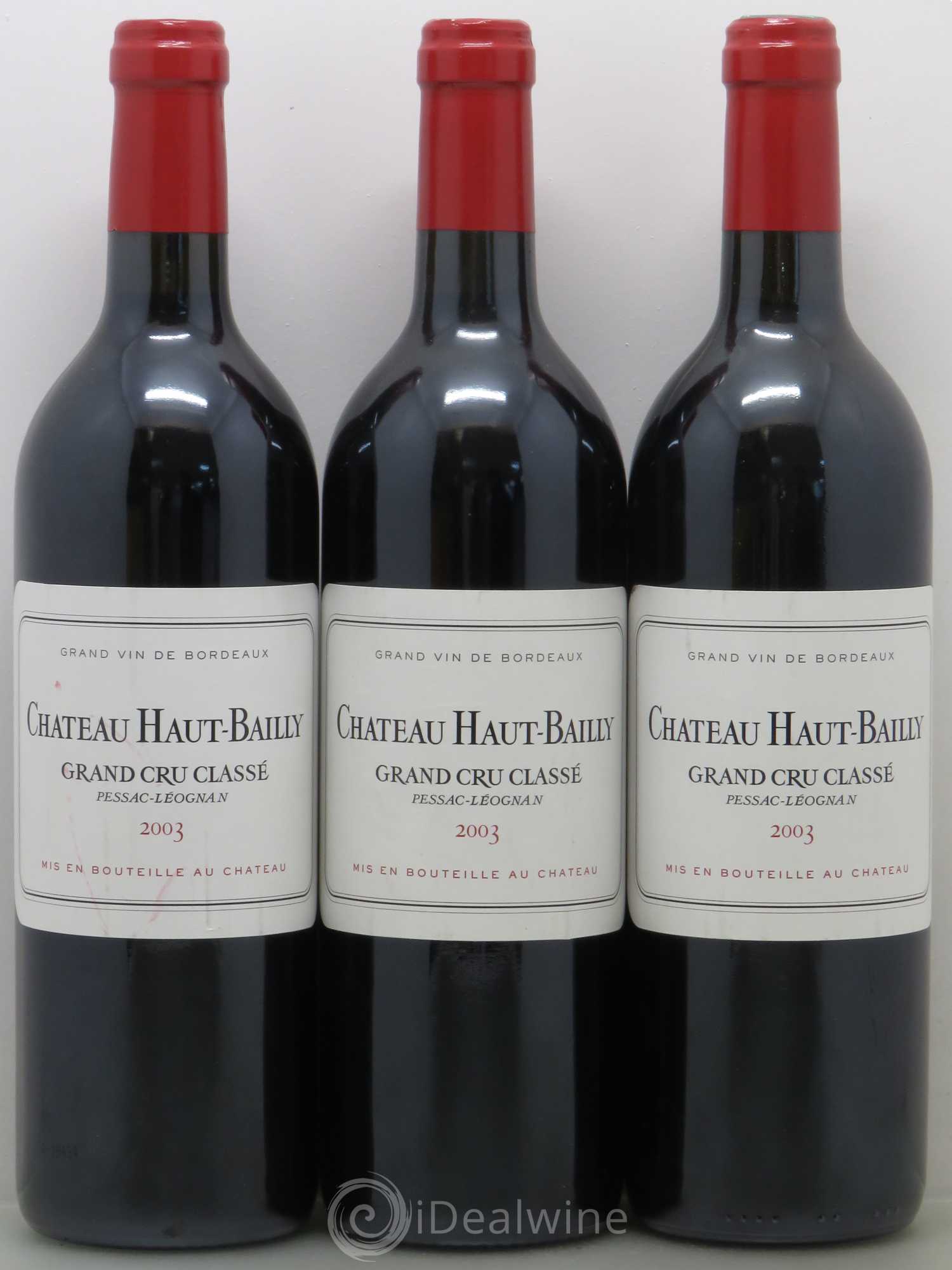 Château Haut-Bailly Cru Classé de Graves 2003 - Lot de 6 bouteilles - 2