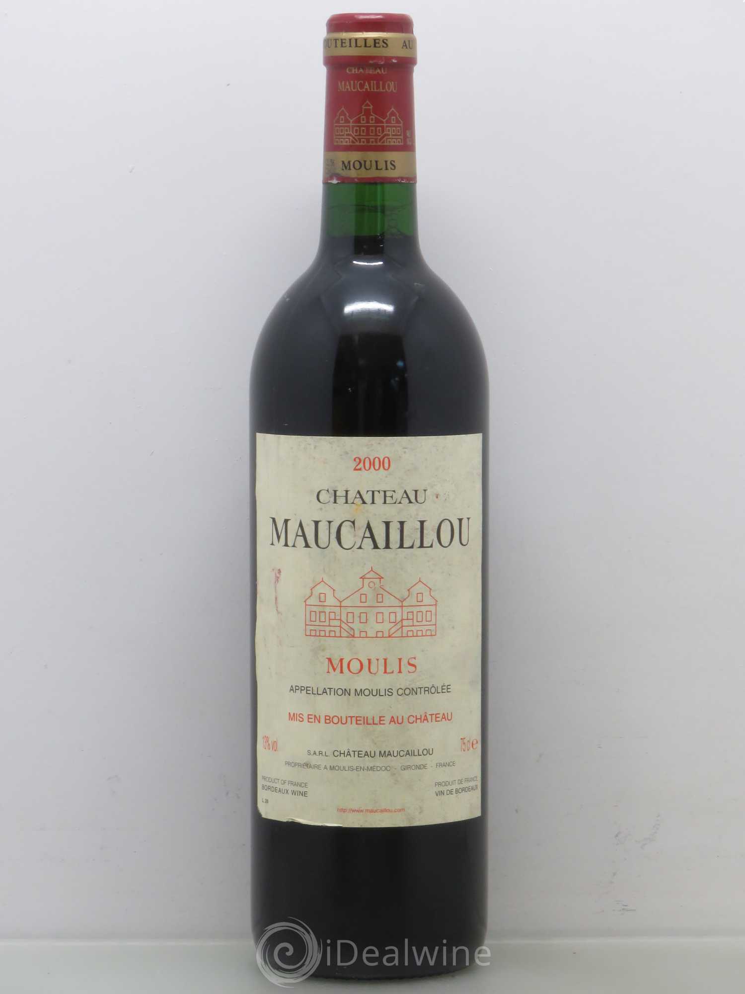 Château Maucaillou 2000 - Lot de 1 bouteille - 0