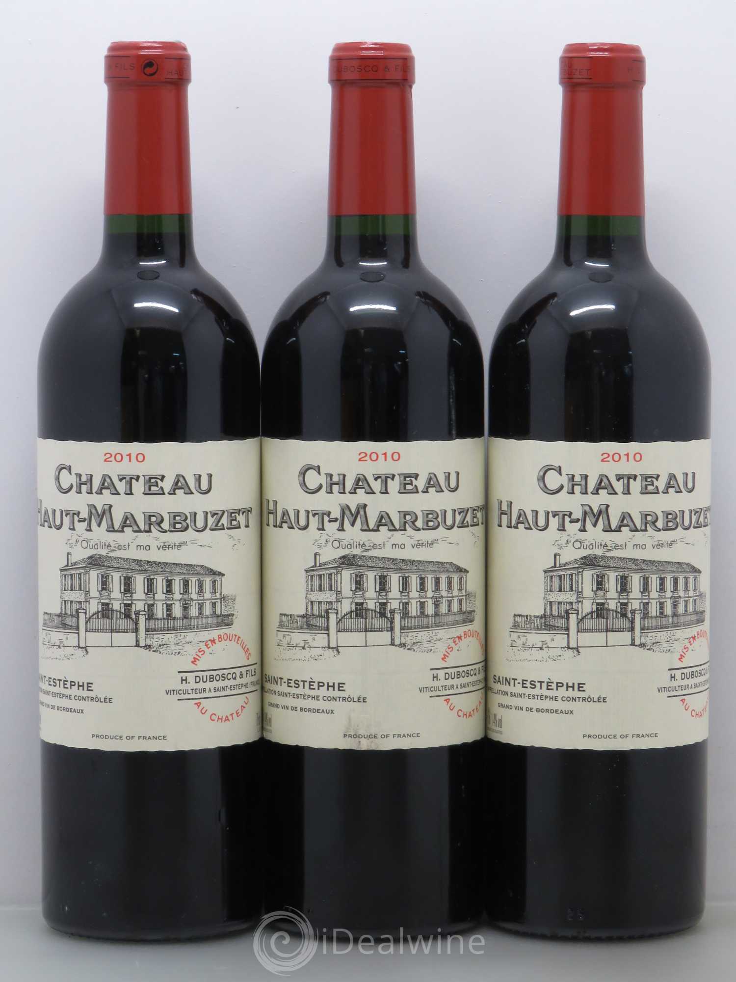 Château Haut Marbuzet 2010 - Lot de 6 bouteilles - 2