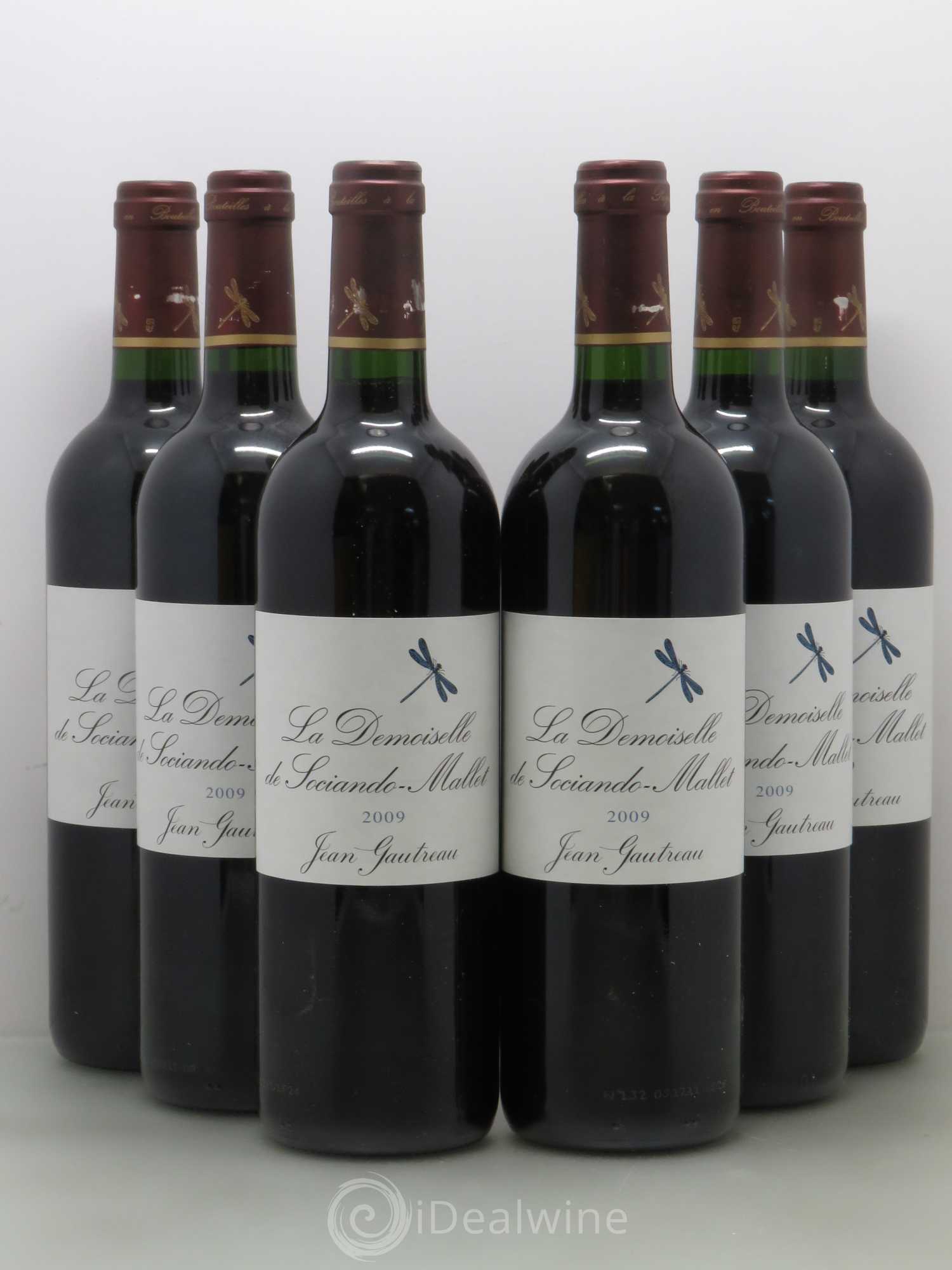 Demoiselle de Sociando Mallet Second Vin 2009 - Lot de 6 bouteilles - 0