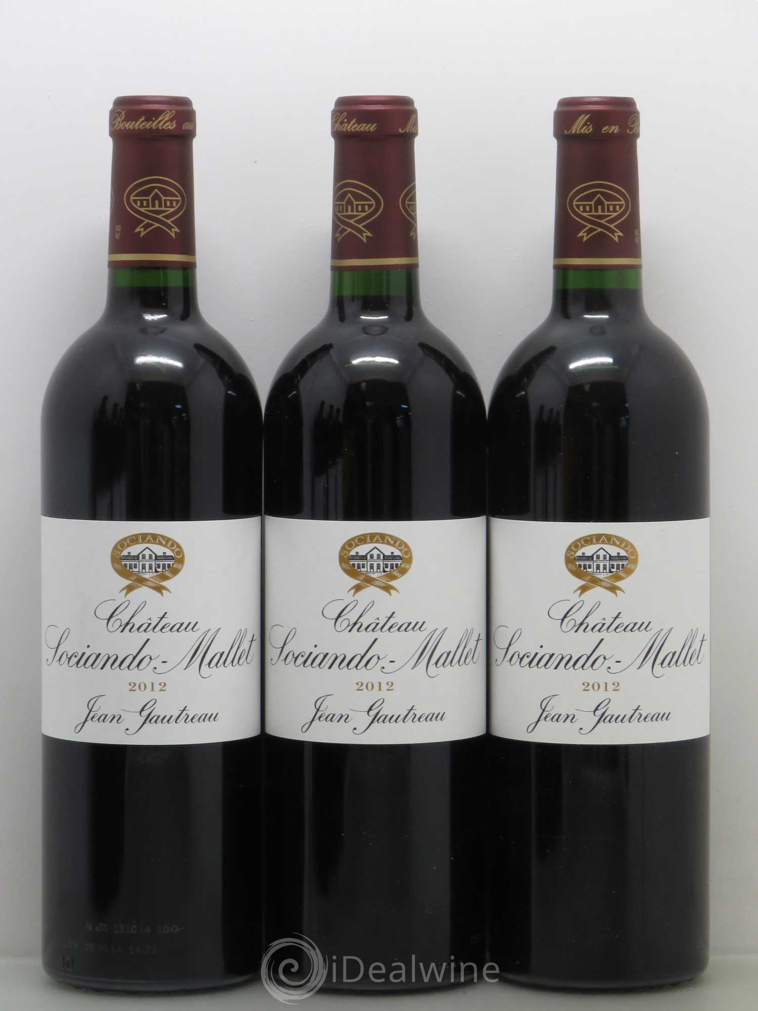 Château Sociando Mallet 2012 - Lot de 6 bouteilles - 1