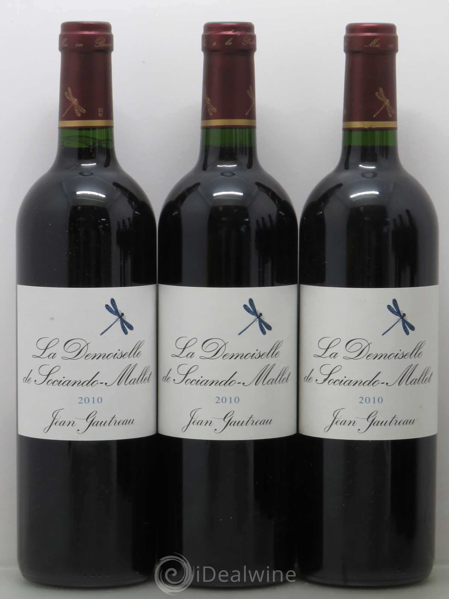 Demoiselle de Sociando Mallet Second Vin 2010 - Lot de 6 bouteilles - 1