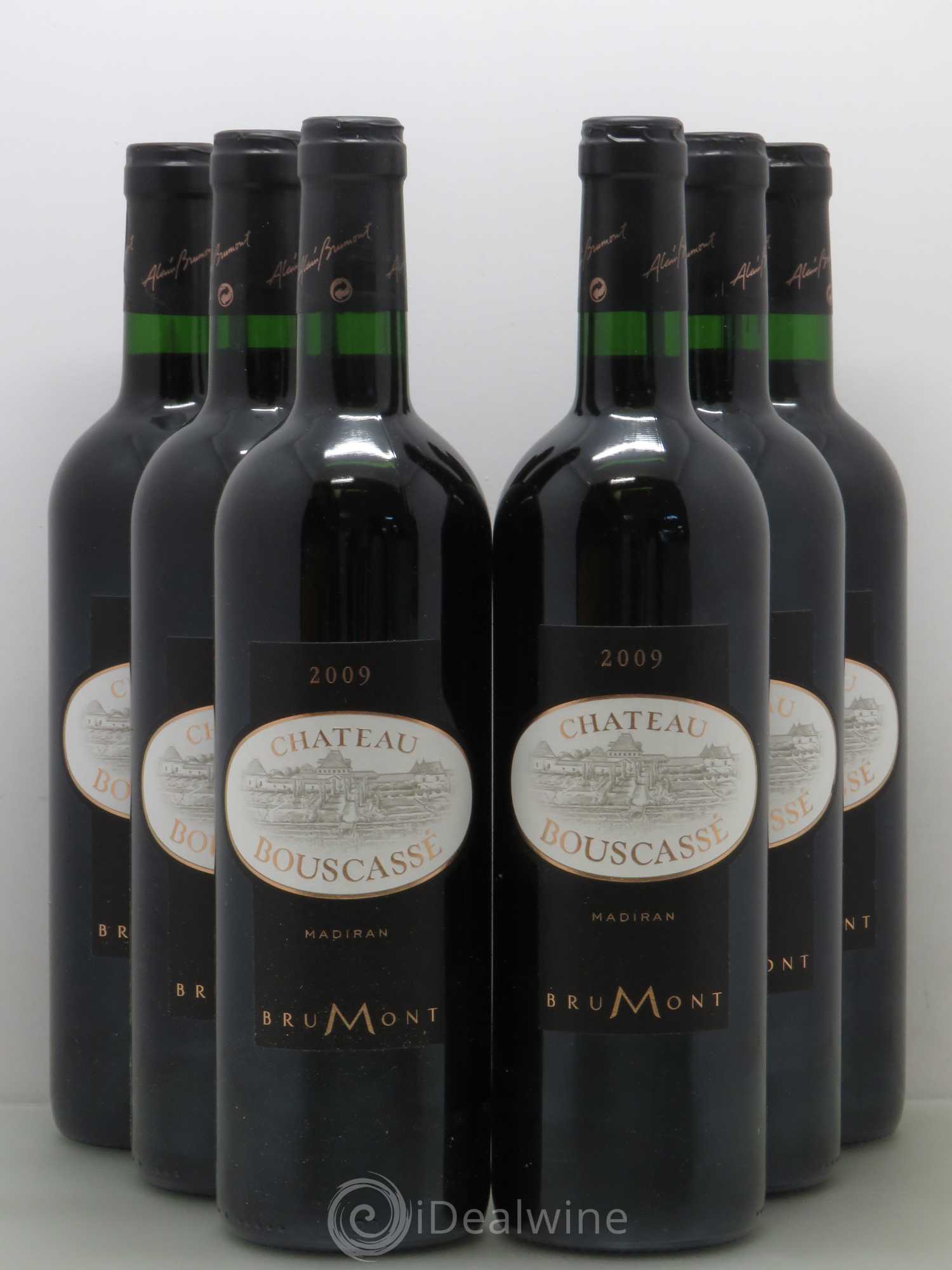 Madiran Château Bouscassé Alain Brumont 2009 - Lot de 6 bouteilles - 0