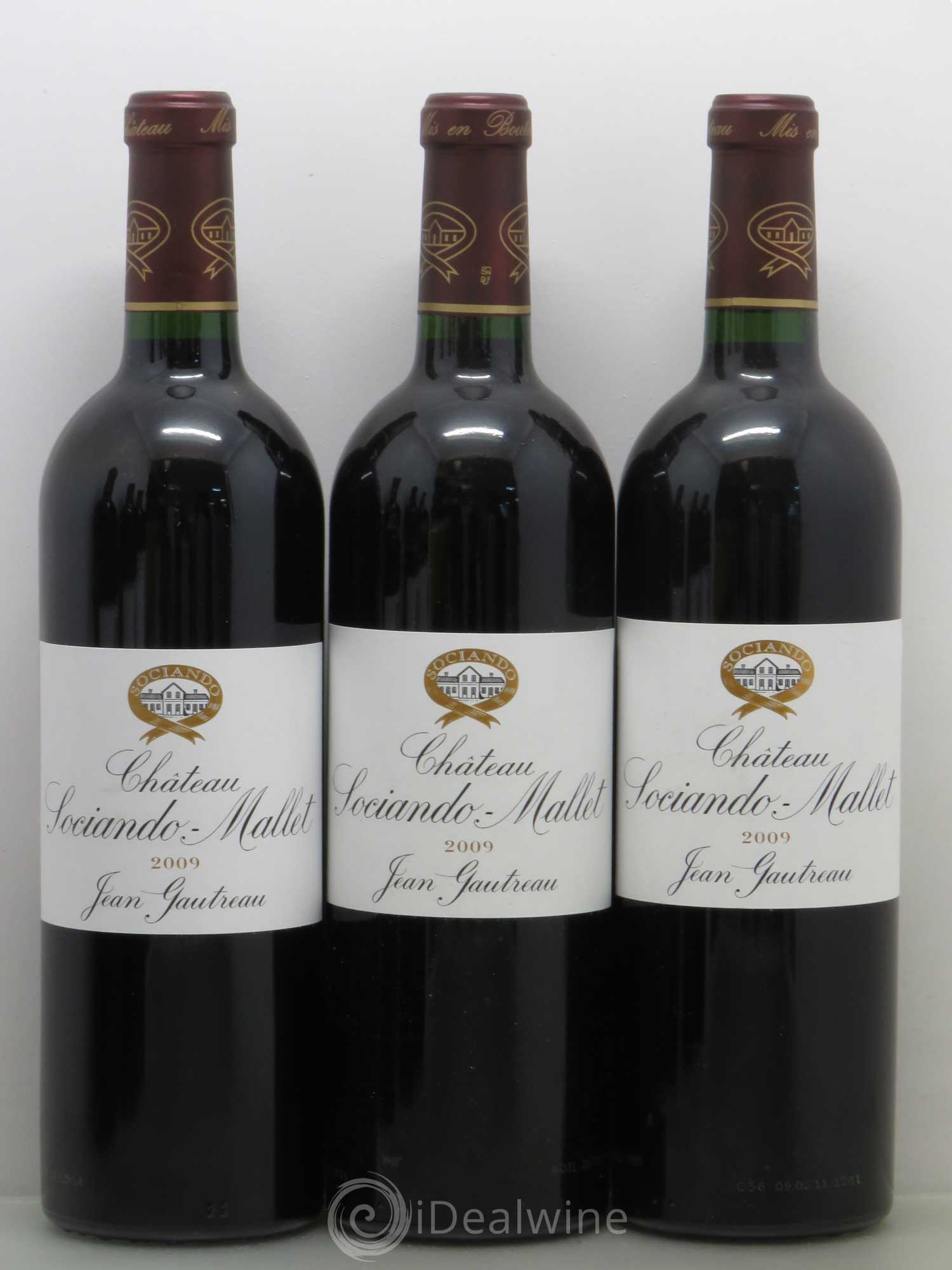 Château Sociando Mallet 2009 - Lot de 6 bouteilles - 1