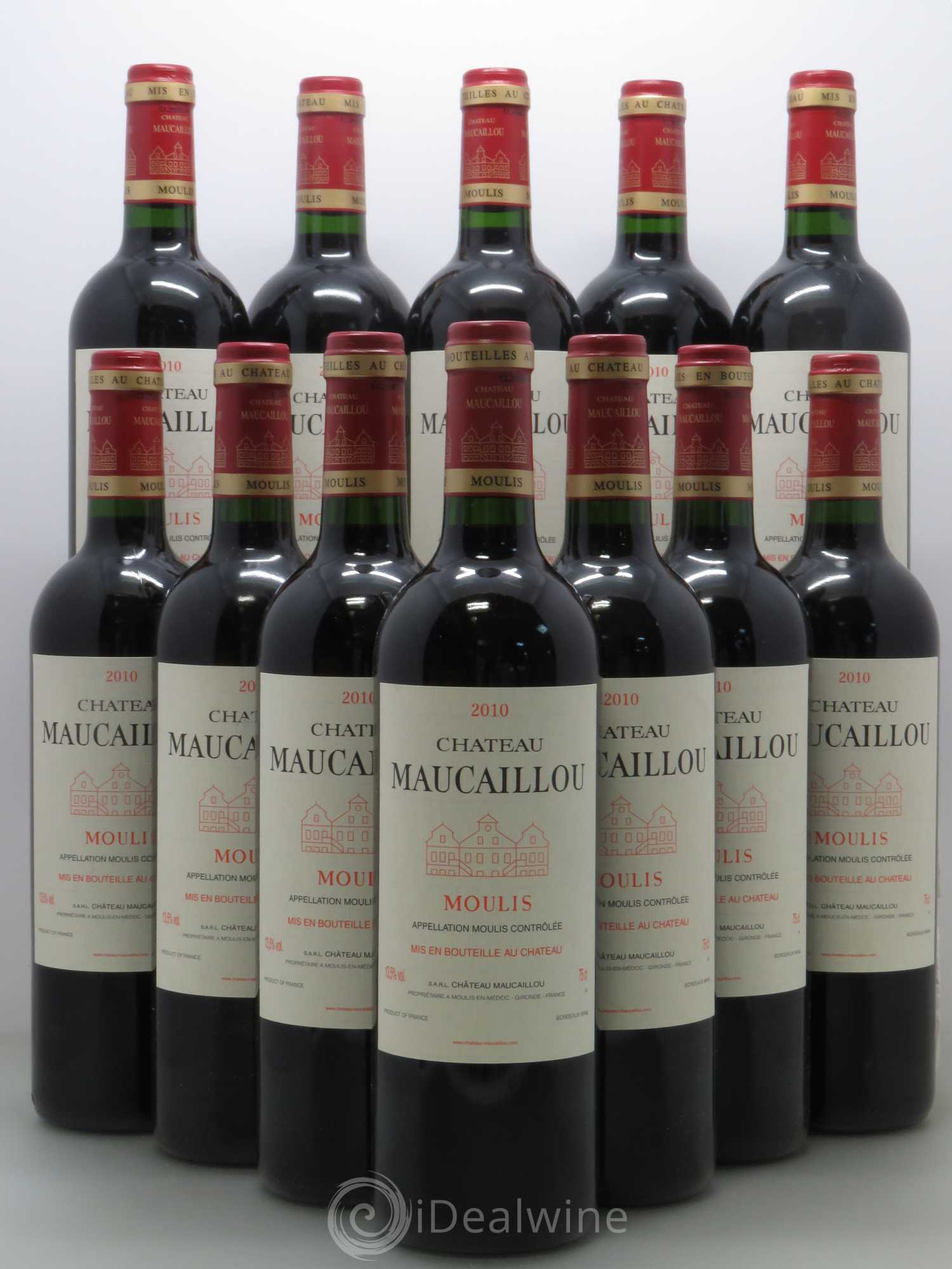 Château Maucaillou 2010 - Lot de 12 bouteilles - 0
