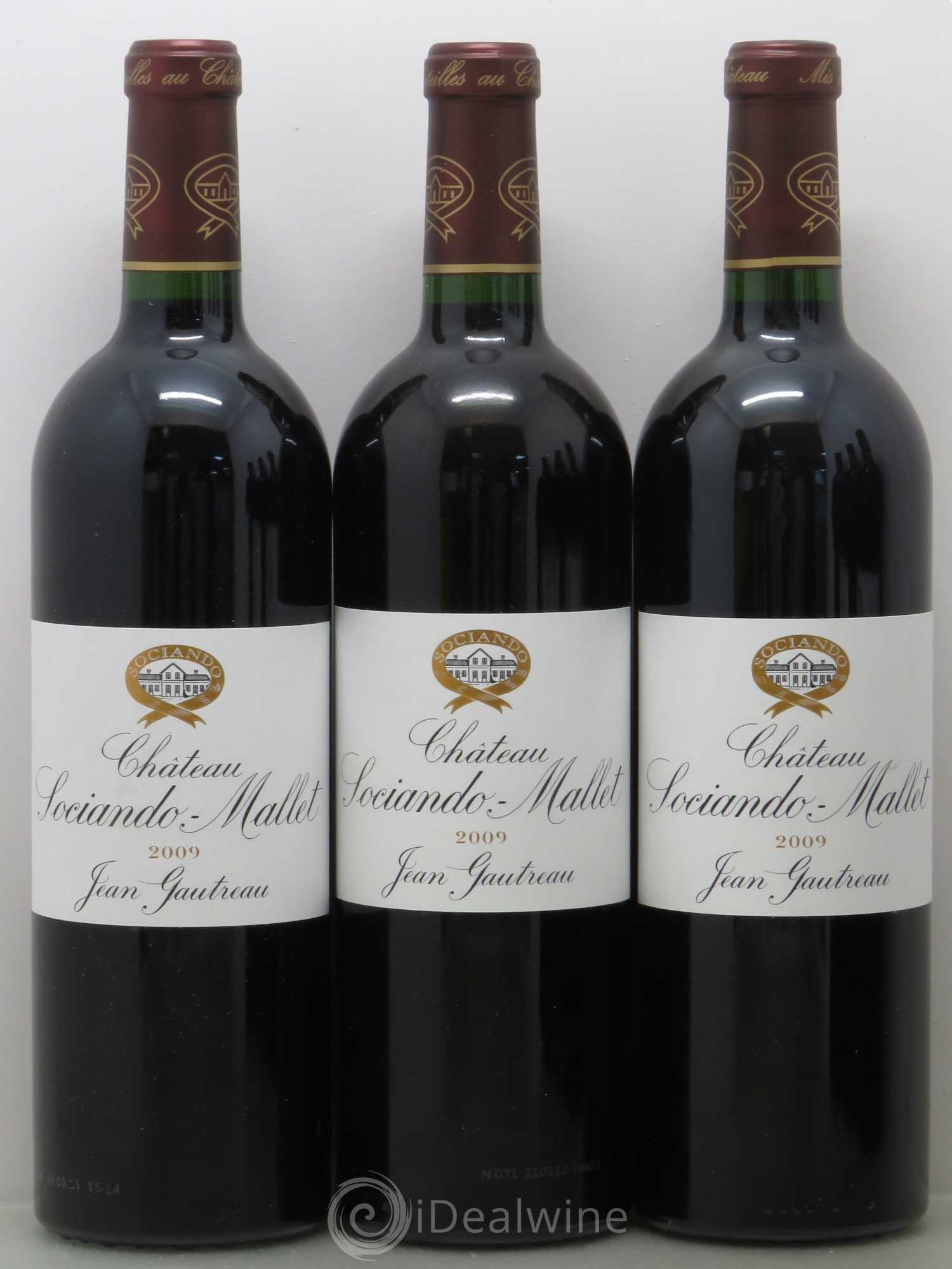 Château Sociando Mallet 2009 - Lot de 6 bouteilles - 1