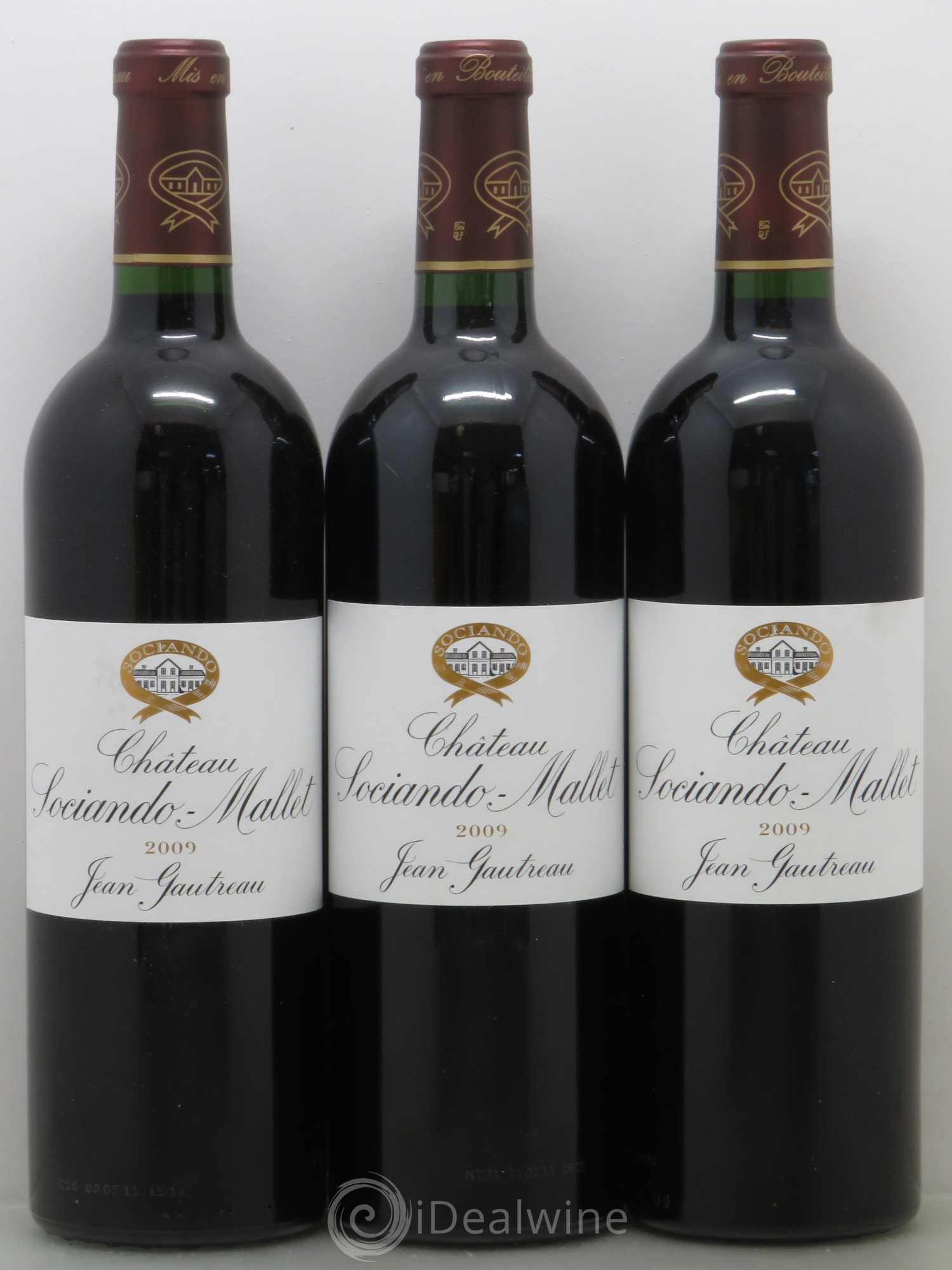 Château Sociando Mallet 2009 - Lot de 6 bouteilles - 2